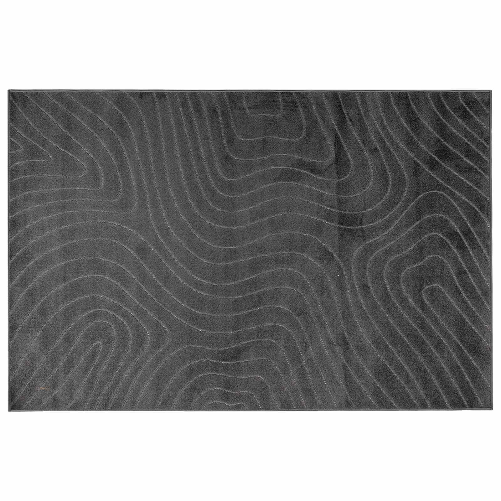 Innen- und Außenteppich PALMERAS Anthrazit 340 x 240 cm