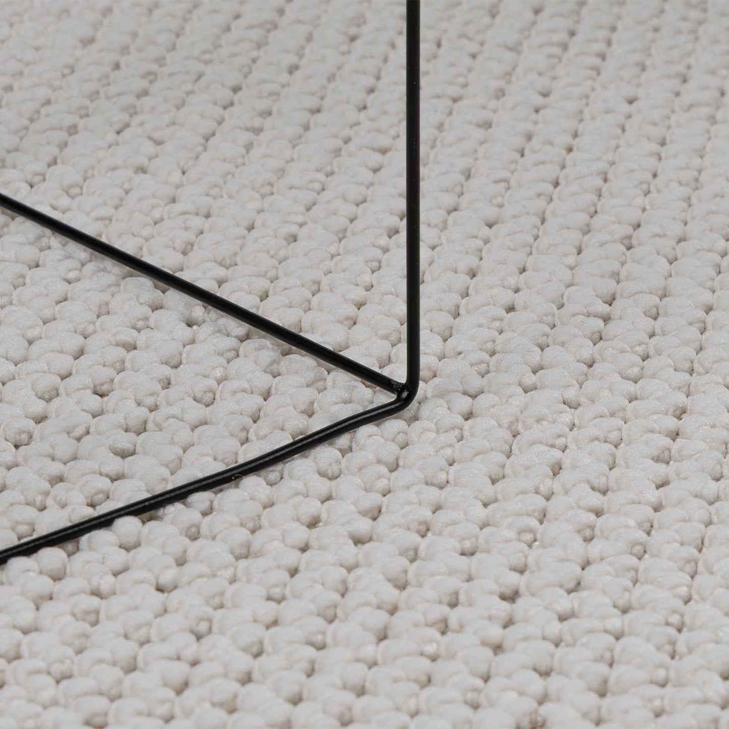 Innenteppich LUGO Creme 150 x 80 cm Polyester