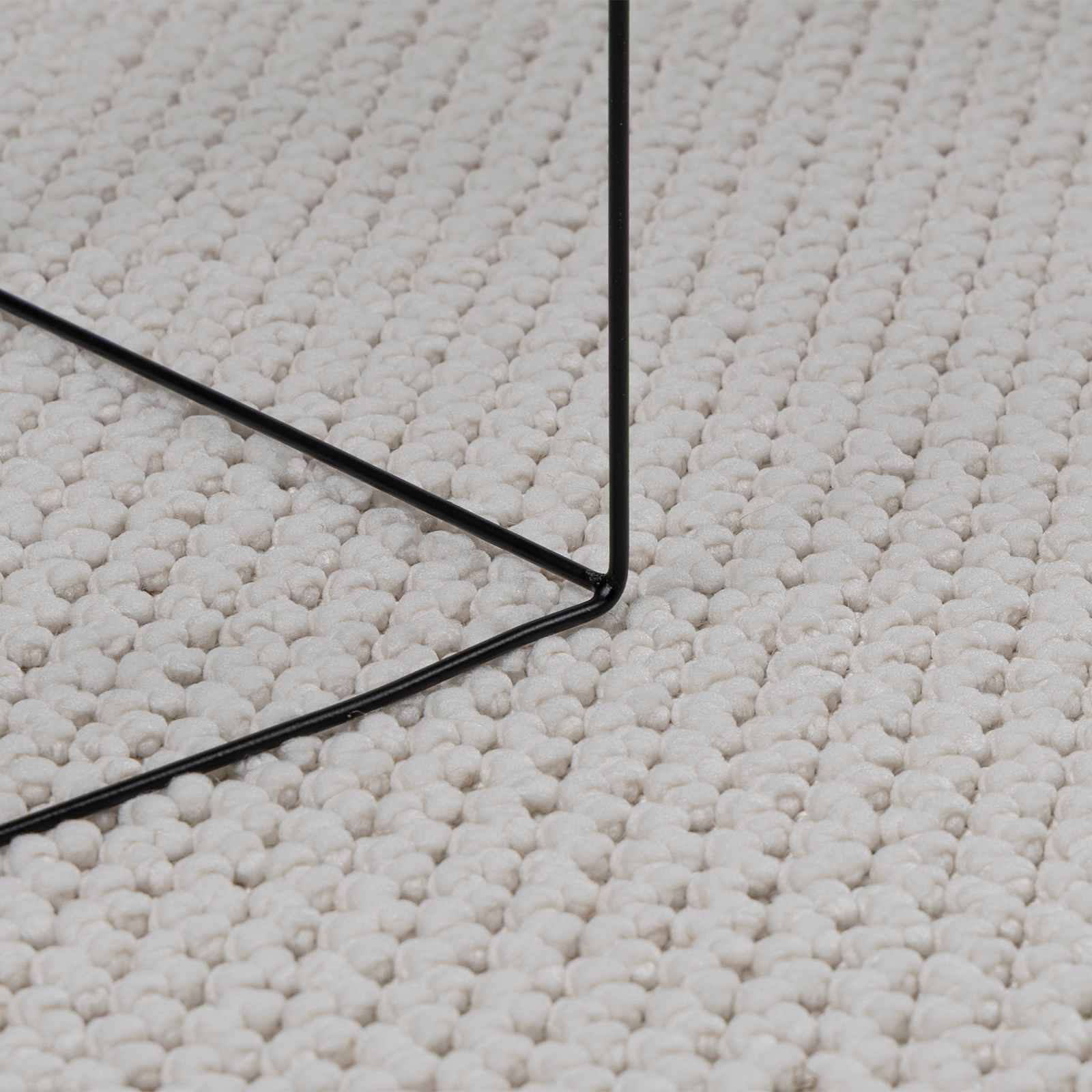 Innenteppich LUGO Creme 150 x 80 cm Polyester