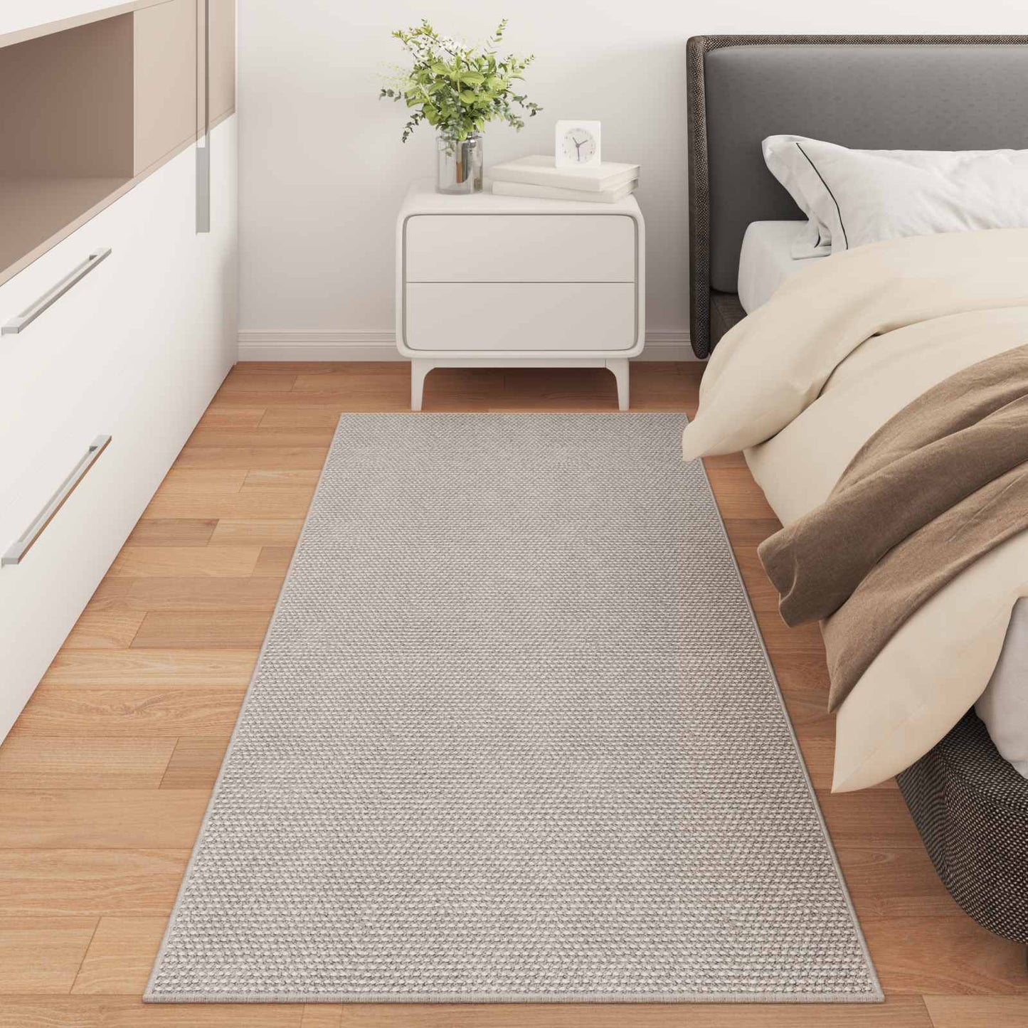 Innenteppich LUGO Creme 150 x 80 cm Polyester