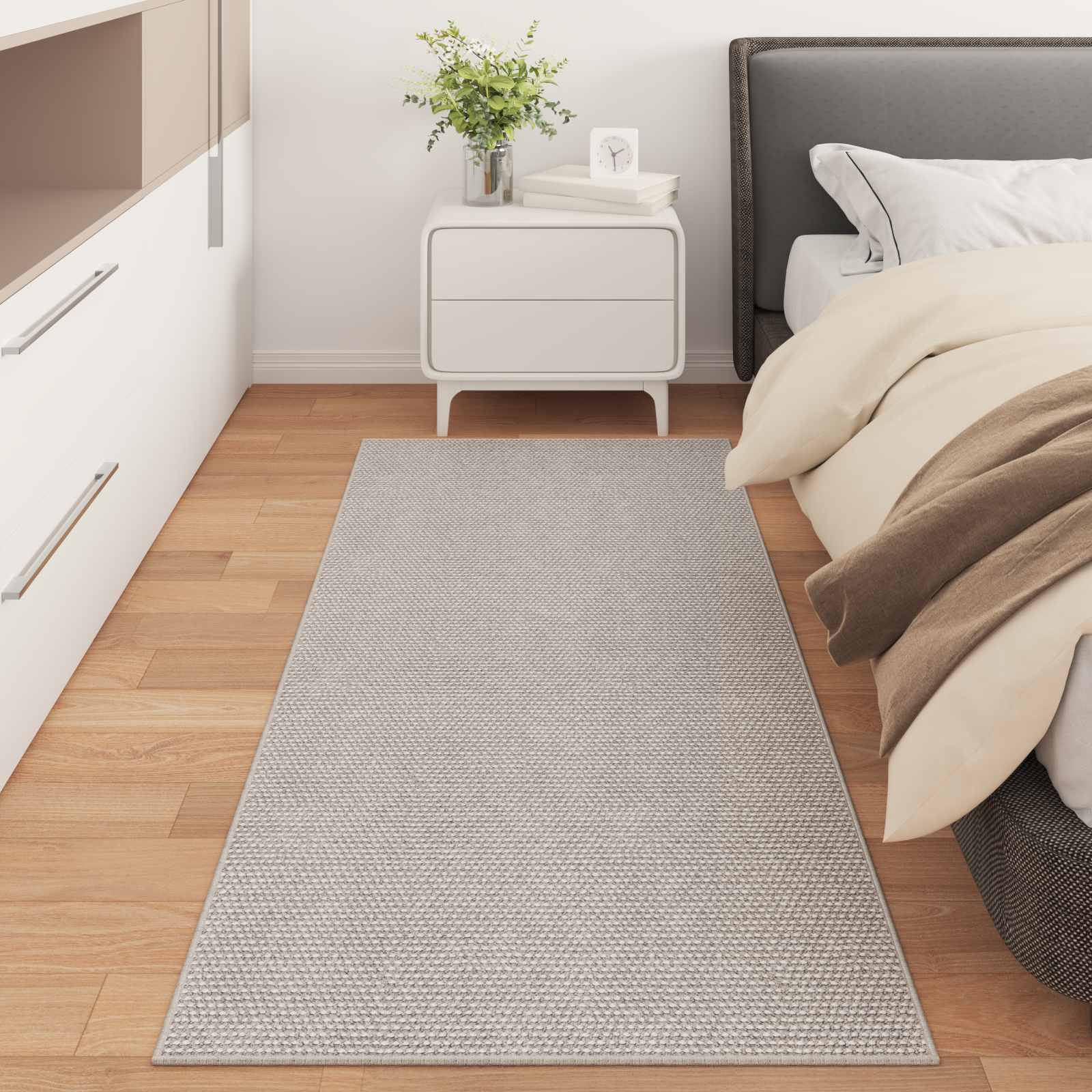 Innenteppich LUGO Creme 150 x 80 cm Polyester