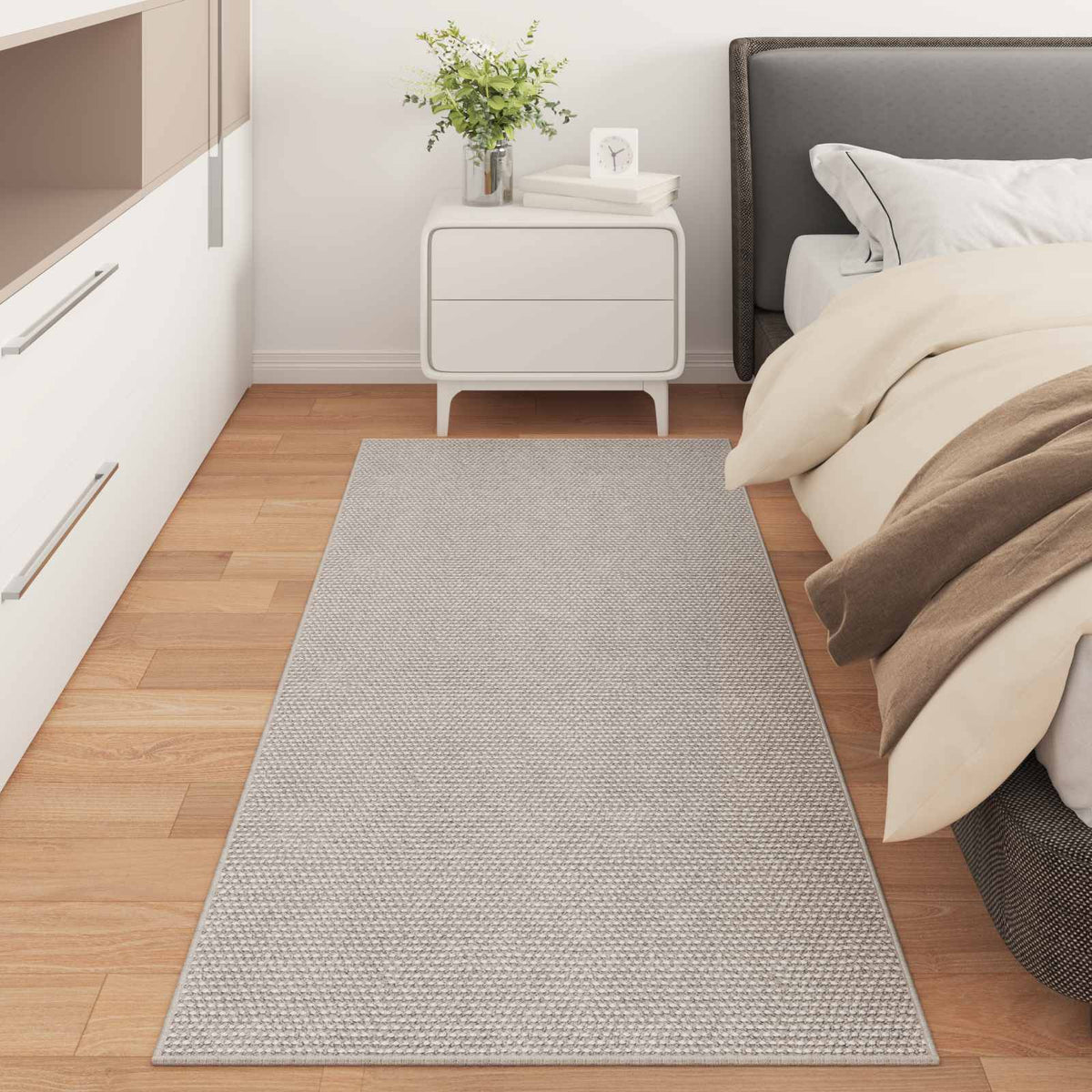 Innenteppich LUGO Creme 80 x 150 cm Polyester