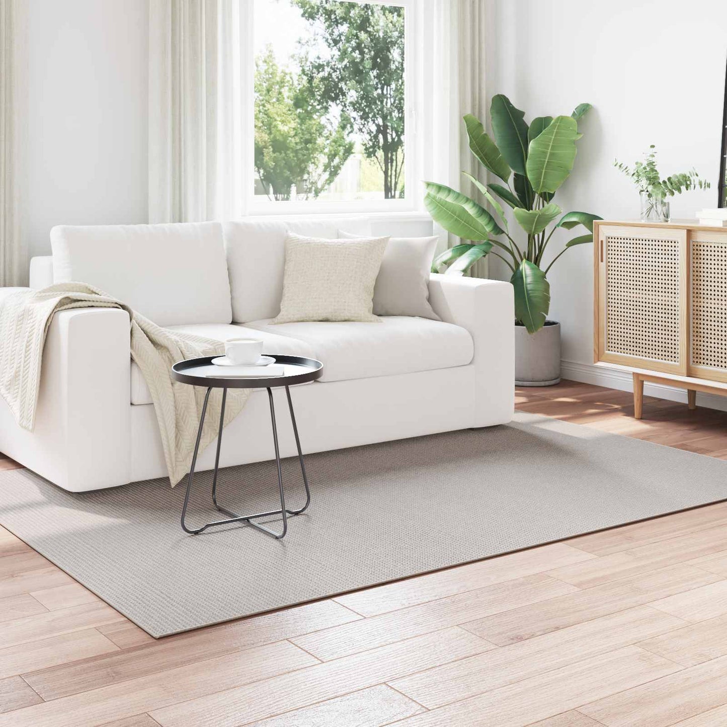 Innenteppich LUGO Creme 170 x 120 cm Polyester
