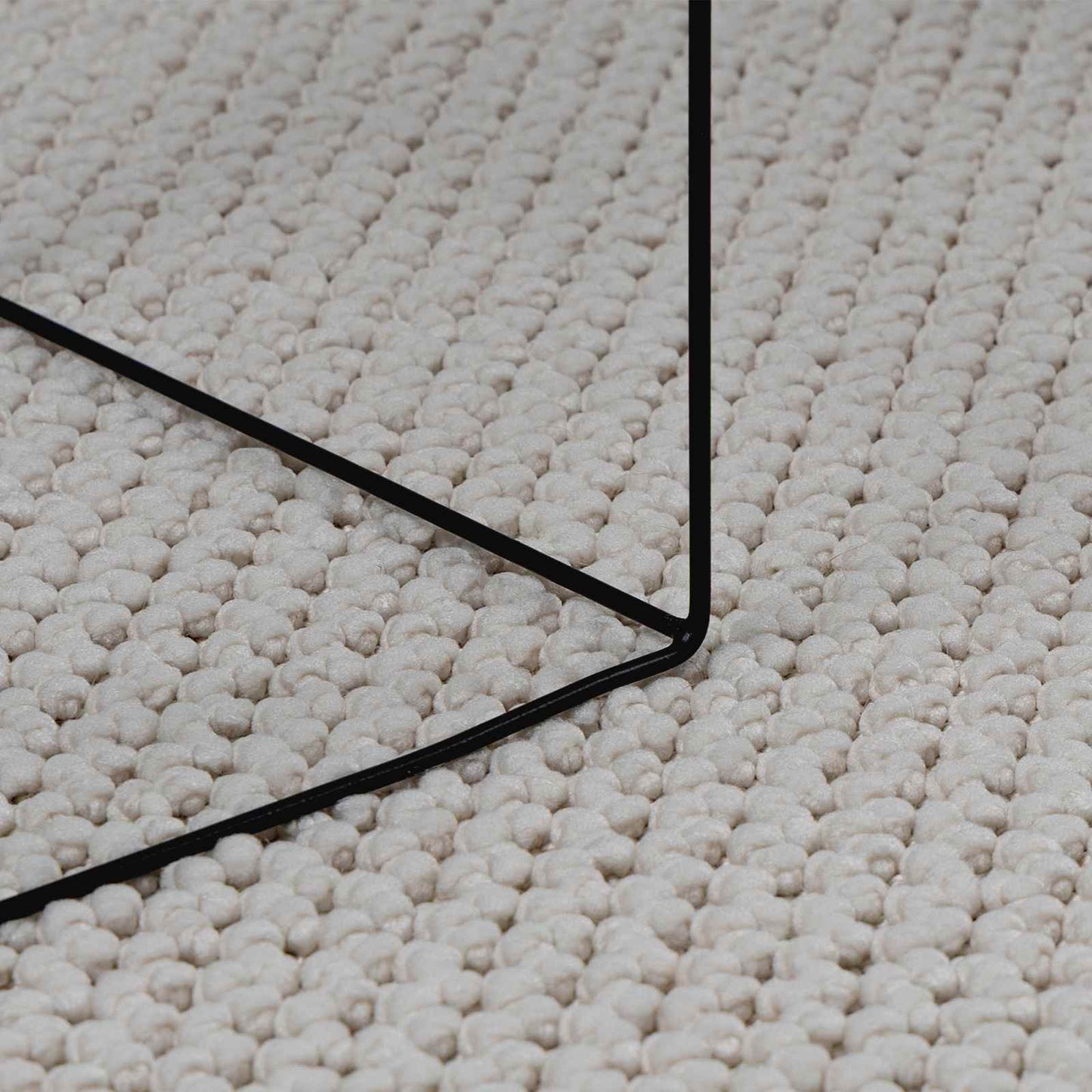 Innenteppich LUGO Creme 200 x 140 cm Polyester