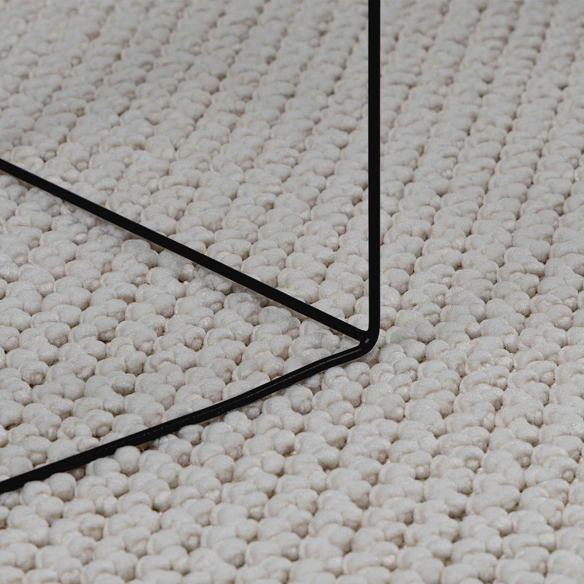 Innenteppich LUGO Creme 140 x 200 cm Polyester