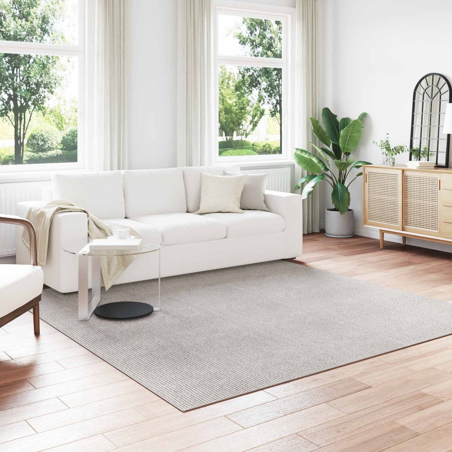 Innenteppich LUGO Creme 240 x 240 cm Polyester