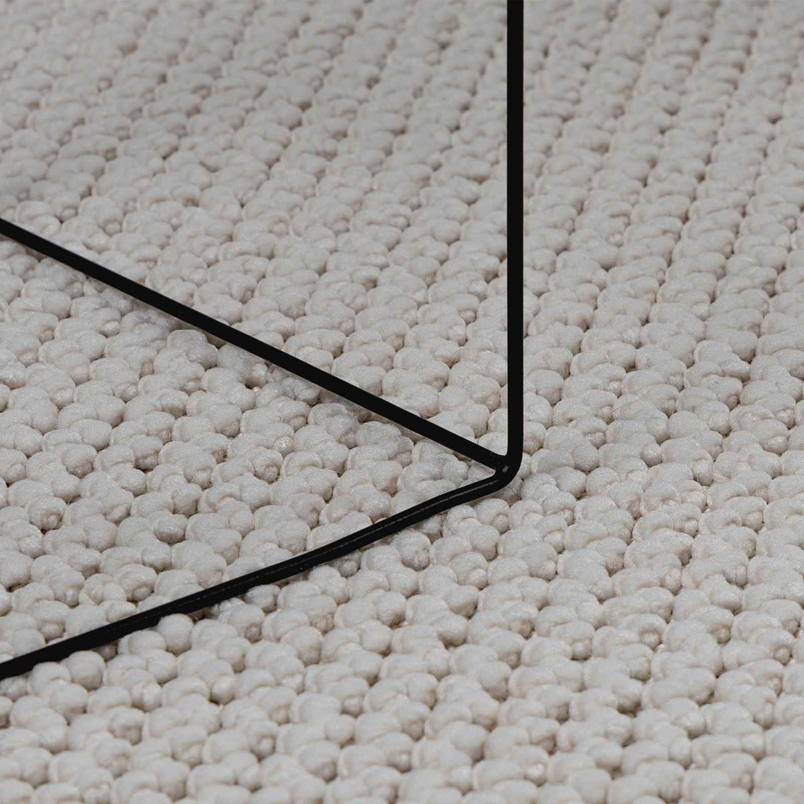 Innenteppich LUGO Creme Ø 200 CM Polyester