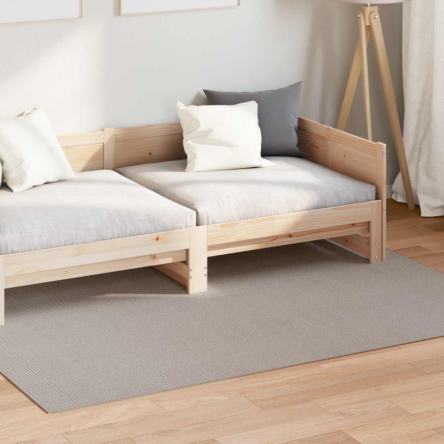 Innenteppich LUGO Taupe 140 x 200 cm Polyester