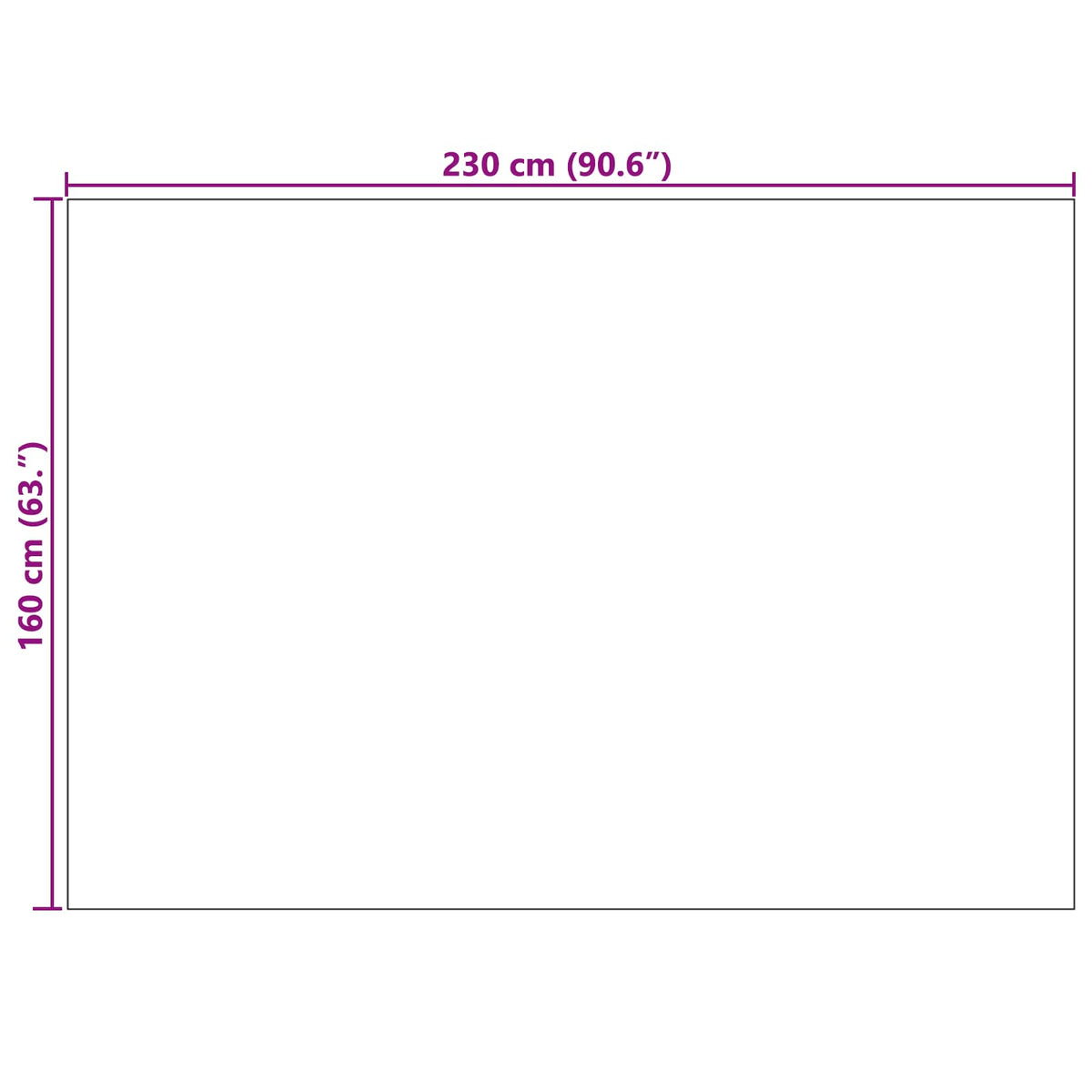 Innenteppich LUGO Creme und Taupe 160 x 230 cm Polyester