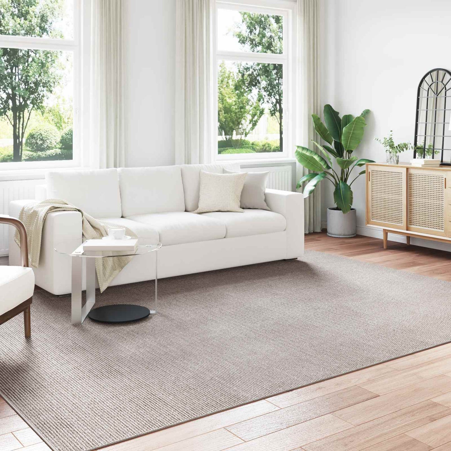 Innenteppich LUGO Taupe 200 x 280 cm Polyester