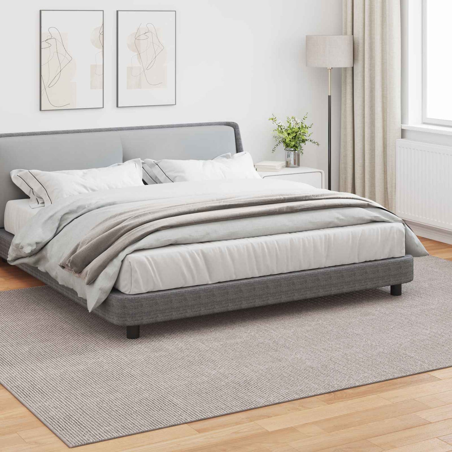 Innenteppich LUGO Taupe 200 x 280 cm Polyester