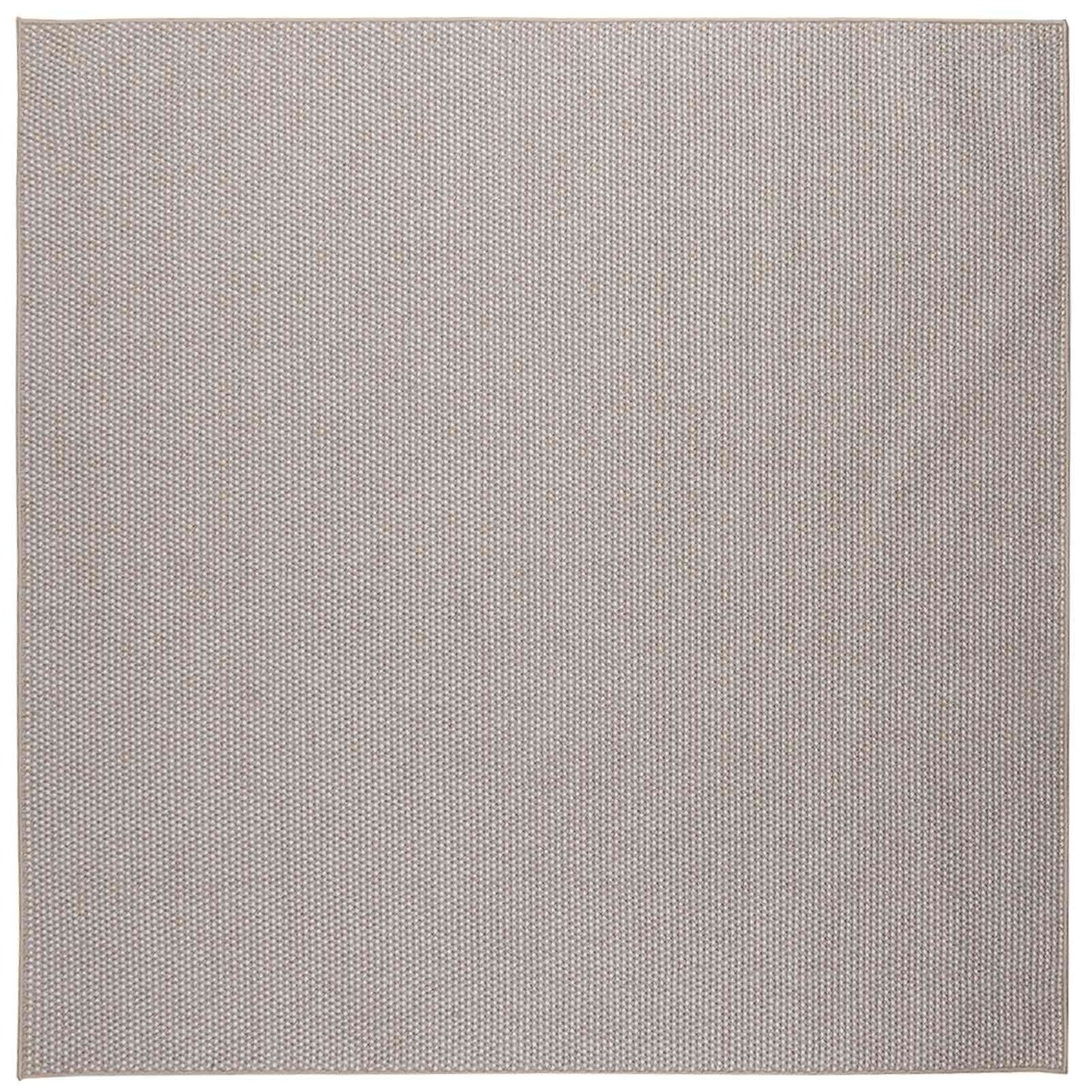 Innenteppich LUGO Creme und Taupe 120 x 120 cm Polyester