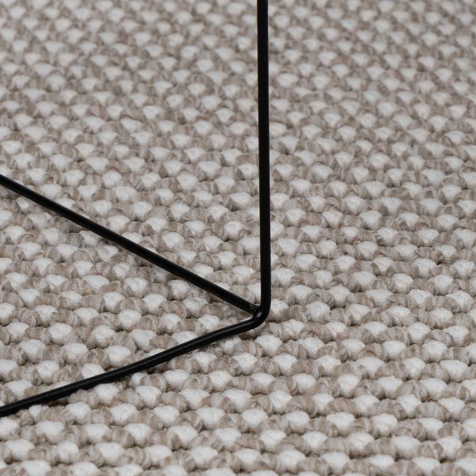 Innenteppich LUGO Taupe 200 x 200 cm Polyester