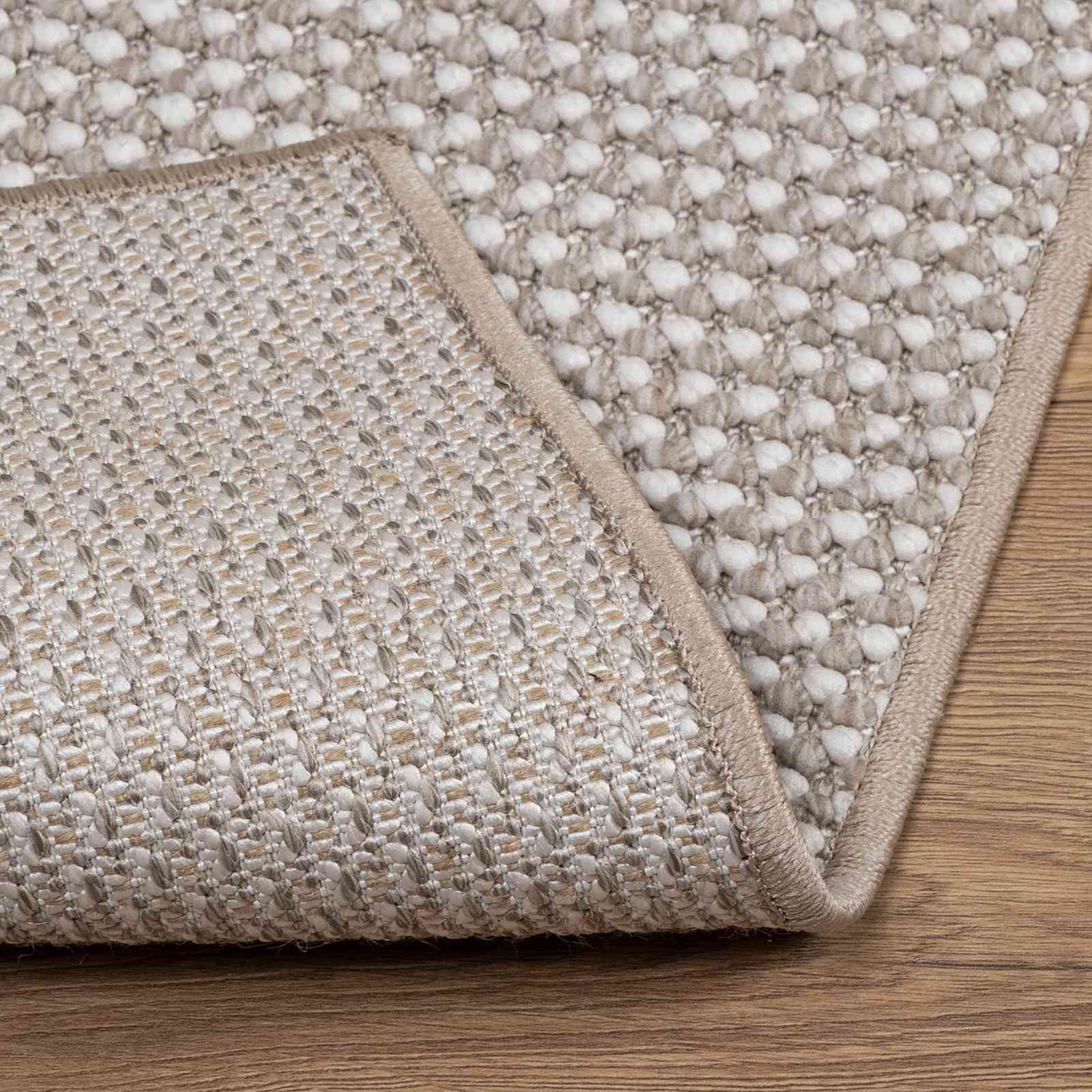Innenteppich LUGO Taupe 240 x 240 cm Polyester