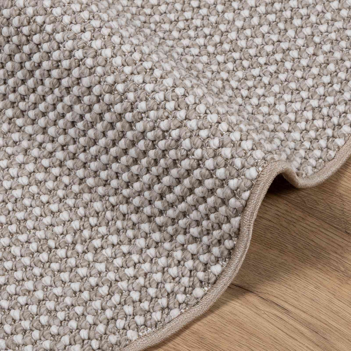 Innenteppich LUGO Taupe Ø 120 CM Polyester