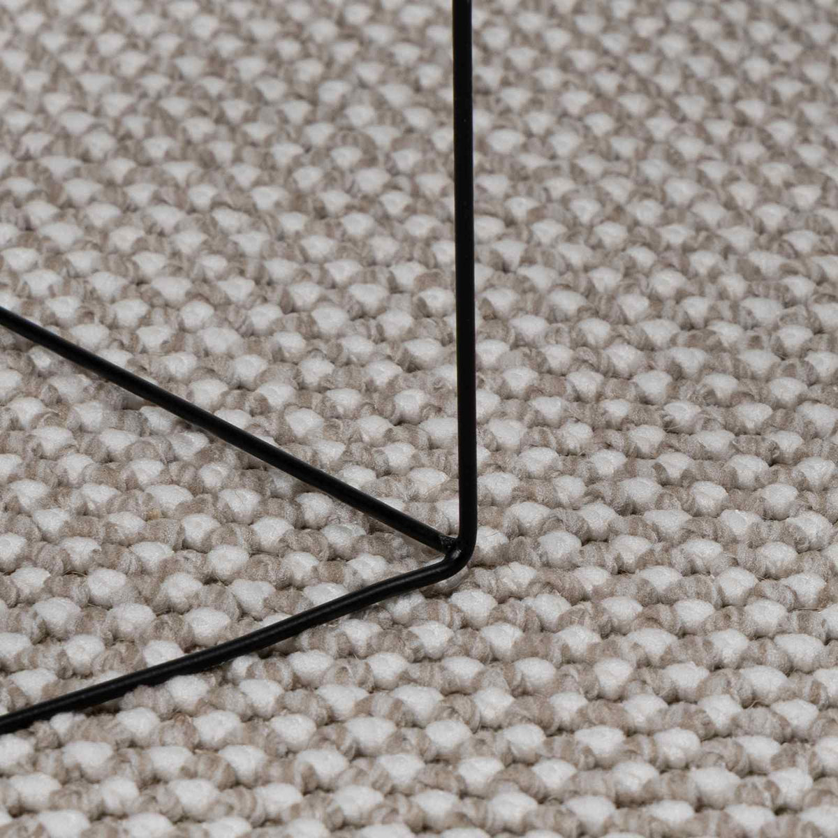 Innenteppich LUGO Creme und Taupe Ø 160 cm Polyester