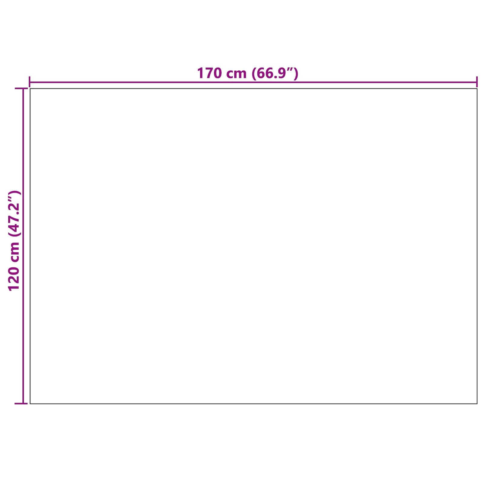 Innenteppich LUGO Creme und Taupe 120 x 170 cm Polyester