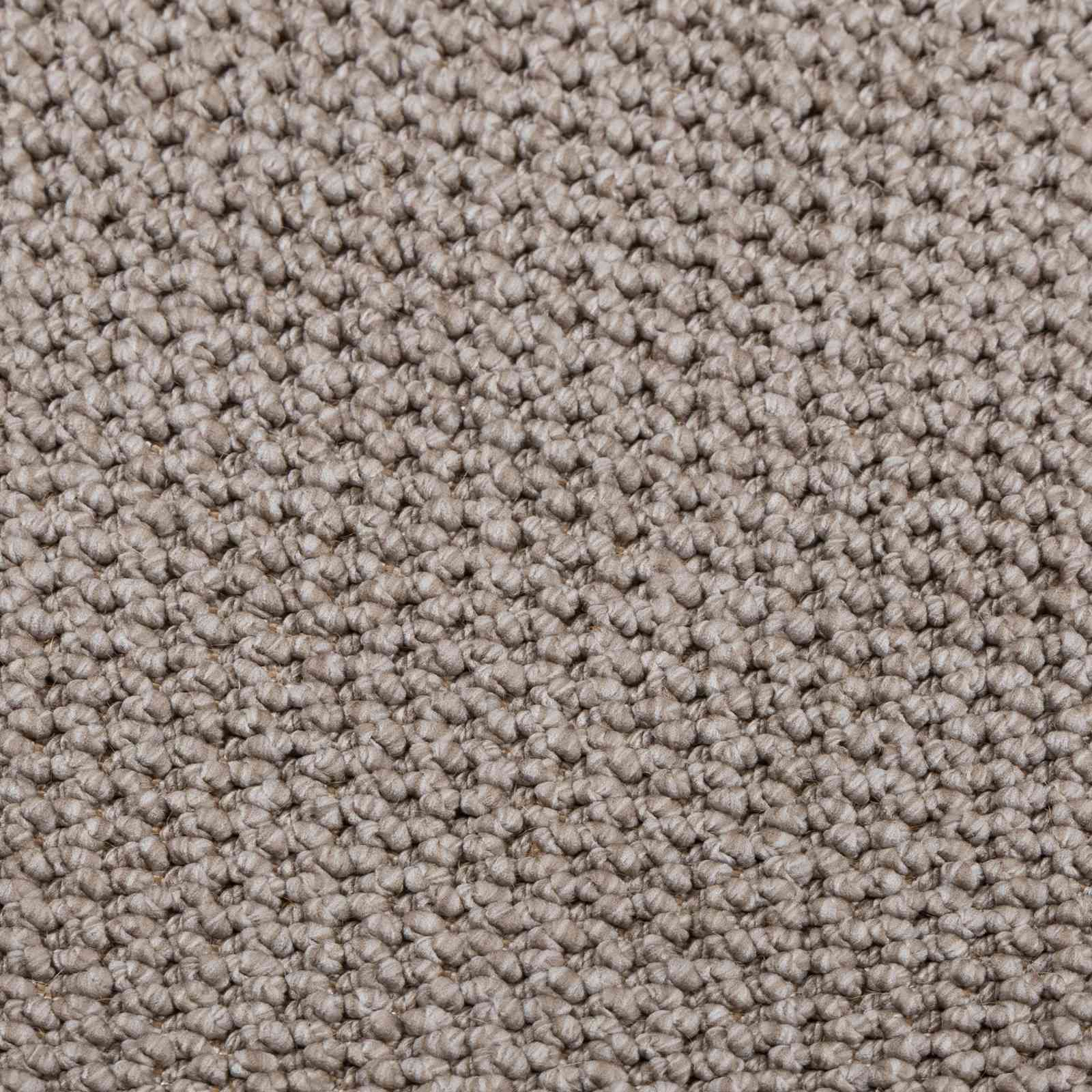 Innenteppich LUGO Creme und Taupe 240 x 240 cm Polyester