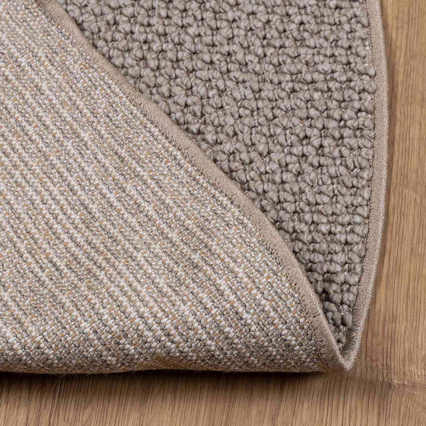 Innenteppich LUGO Creme und Taupe Ø 160 CM Polyester