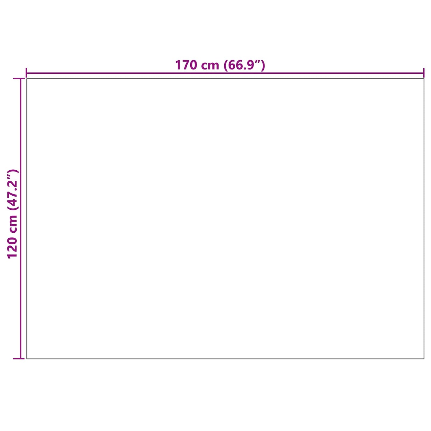 Innenteppich LUGO Creme und Grau 120 x 170 cm Polyester