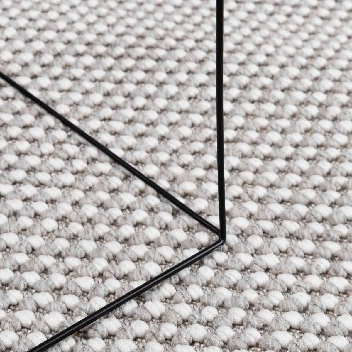 Innenteppich LUGO Creme und Grau 200 x 280 cm Polyester