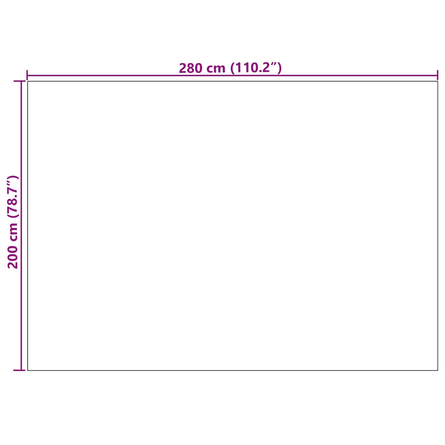 Innenteppich LUGO Creme und Grau 280 x 200 cm Polyester