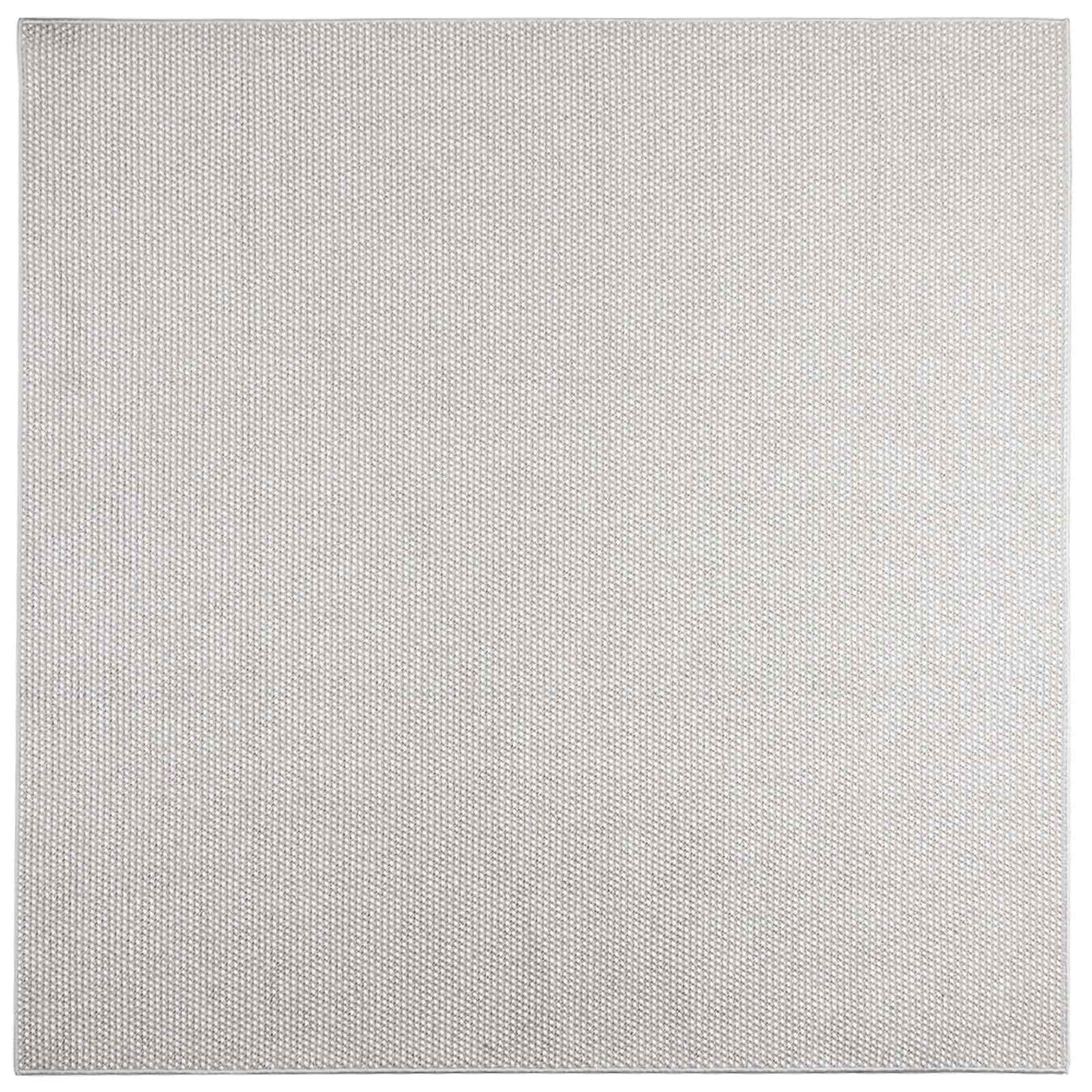 Innenteppich LUGO Creme und Grau 120 x 120 cm Polyester