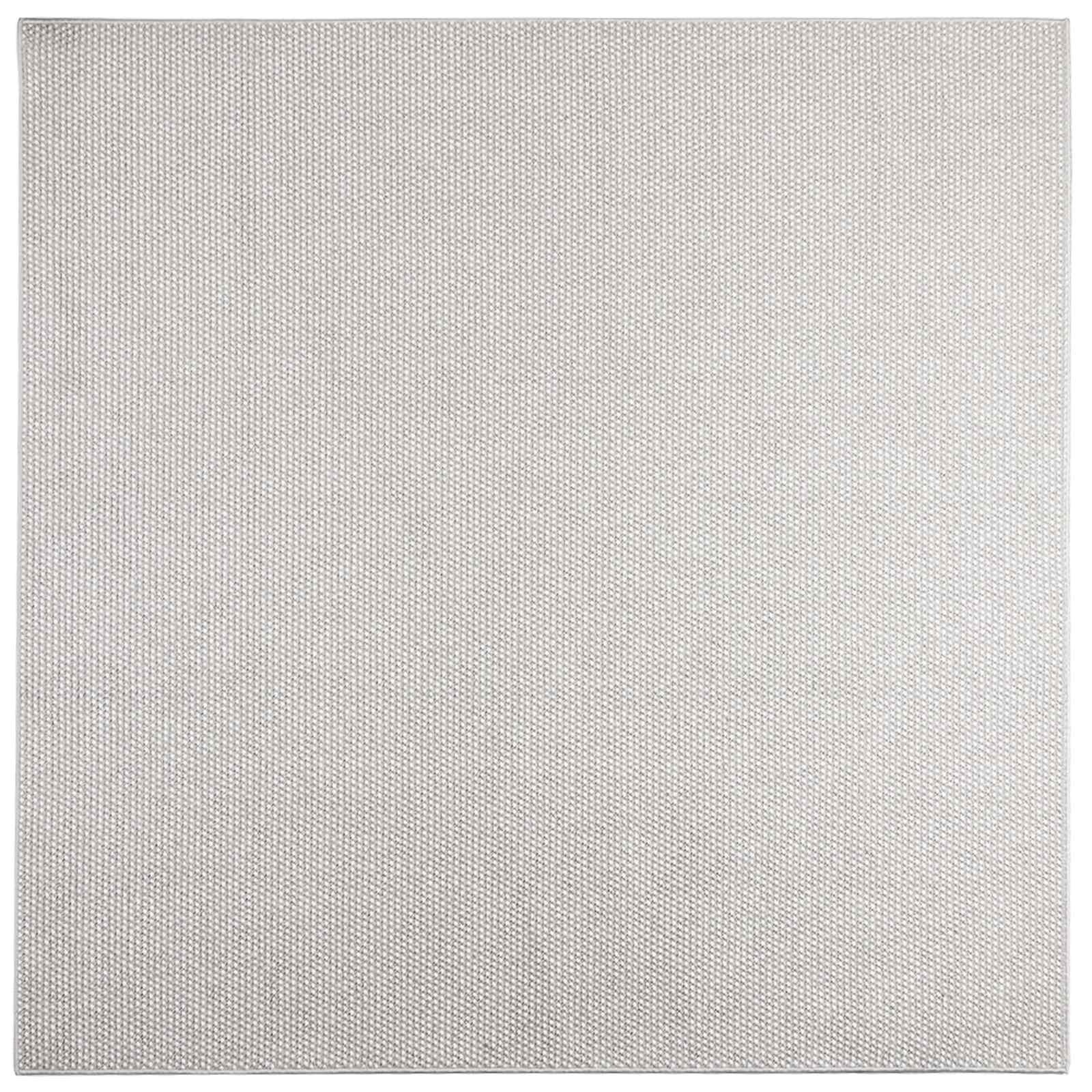 Innenteppich LUGO Creme und Grau 120 x 120 cm Polyester