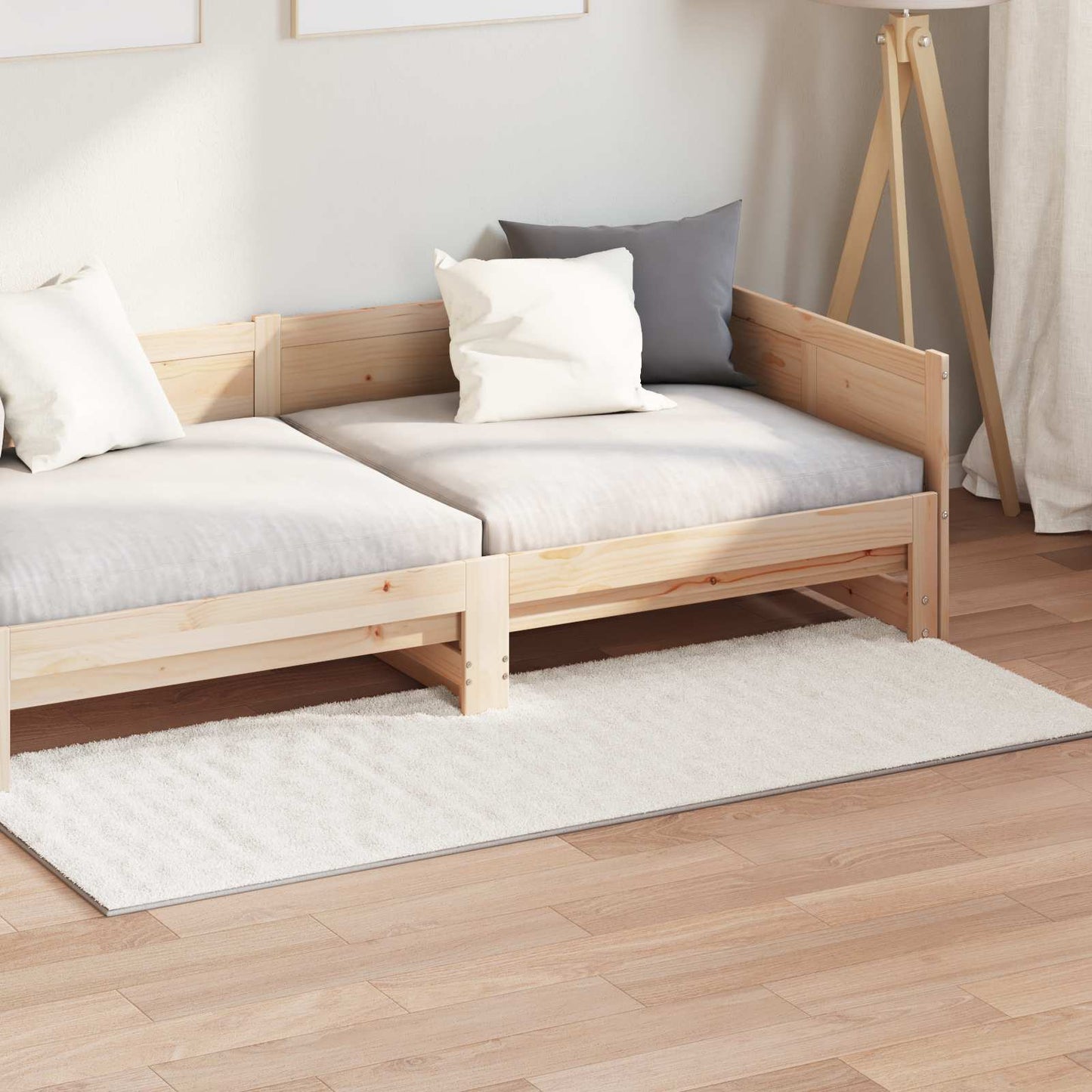 Bereichsteppiche Rechtwinklig SIROLO Creme 150 x 80 cm