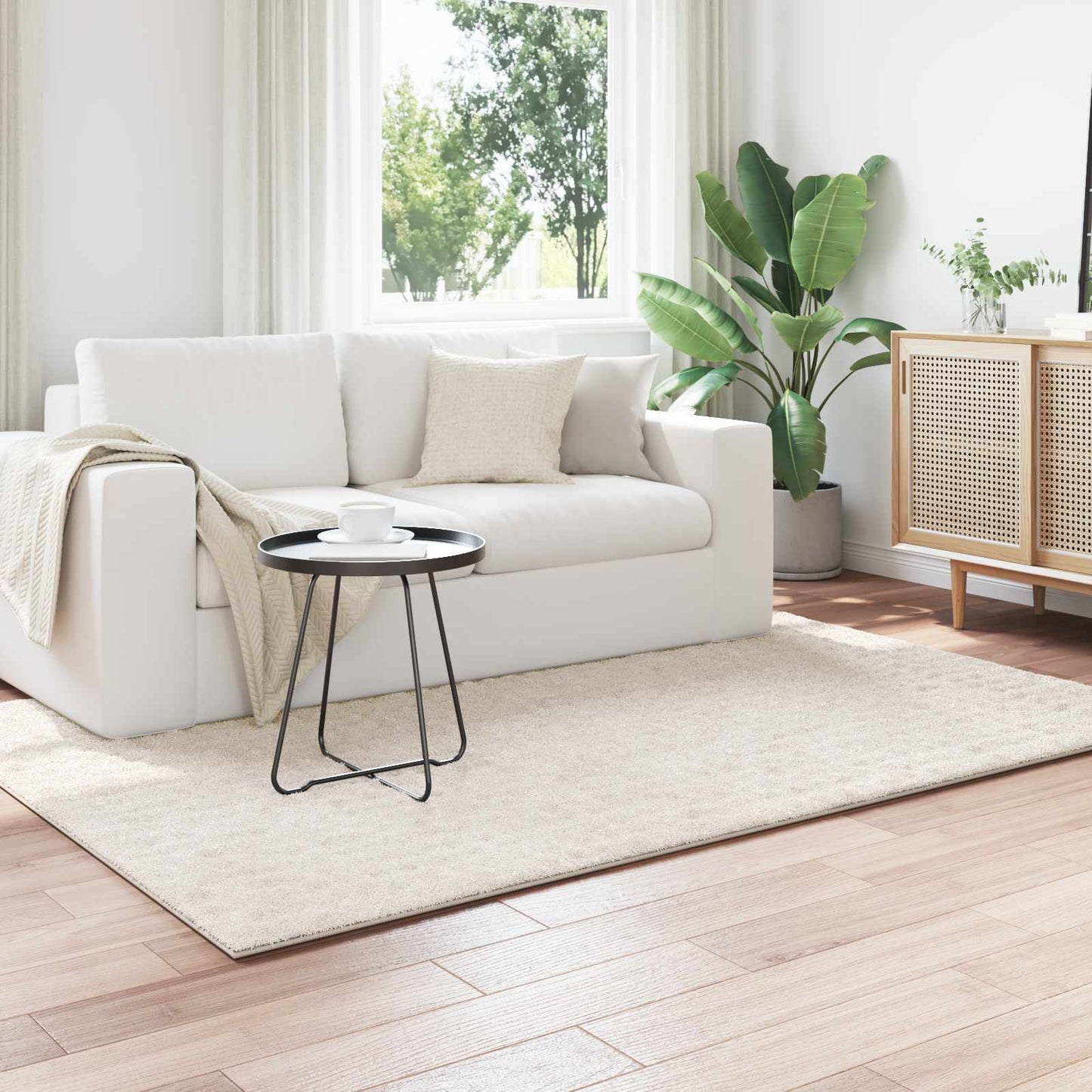 Bereichsteppiche SIROLO Creme 230 x 160 cm Polyester