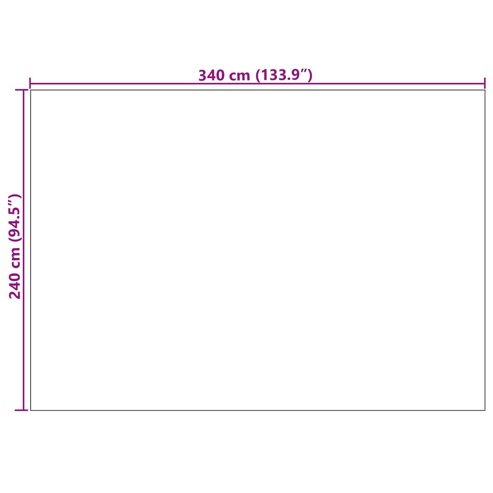 Bereichsteppiche SIROLO Creme 340 x 240 cm Polyester