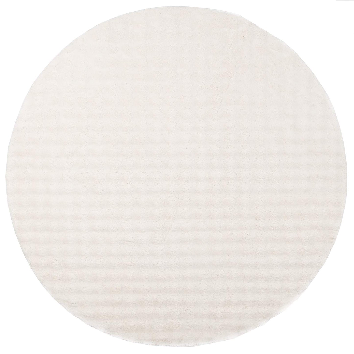 Bereichsteppiche Rund SIROLO Creme Ø 120 CM Polyester
