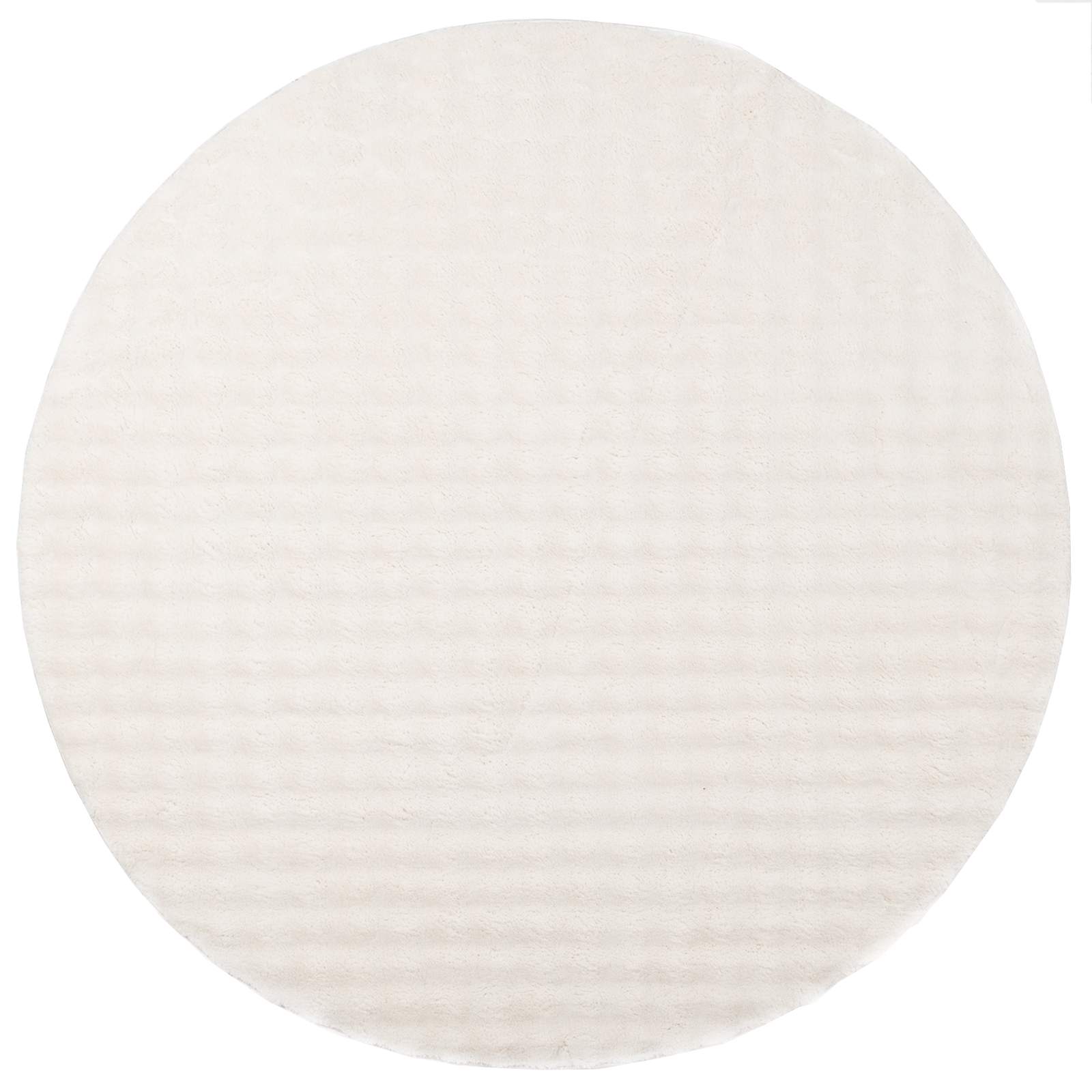 Bereichsteppiche Rund SIROLO Creme Ø 160 CM Polyester