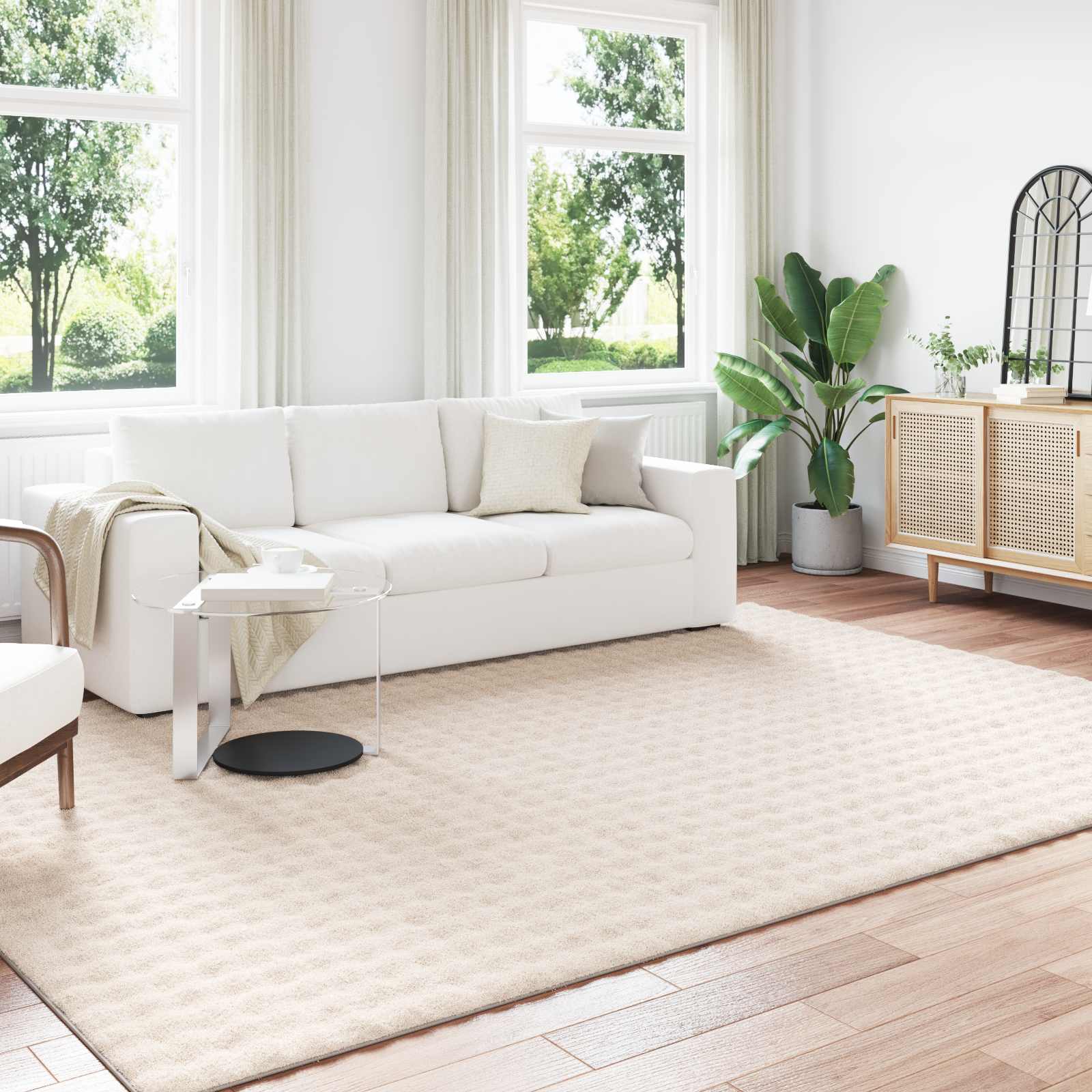 Bereichsteppiche SIROLO Beige 340 x 240 cm Polyester