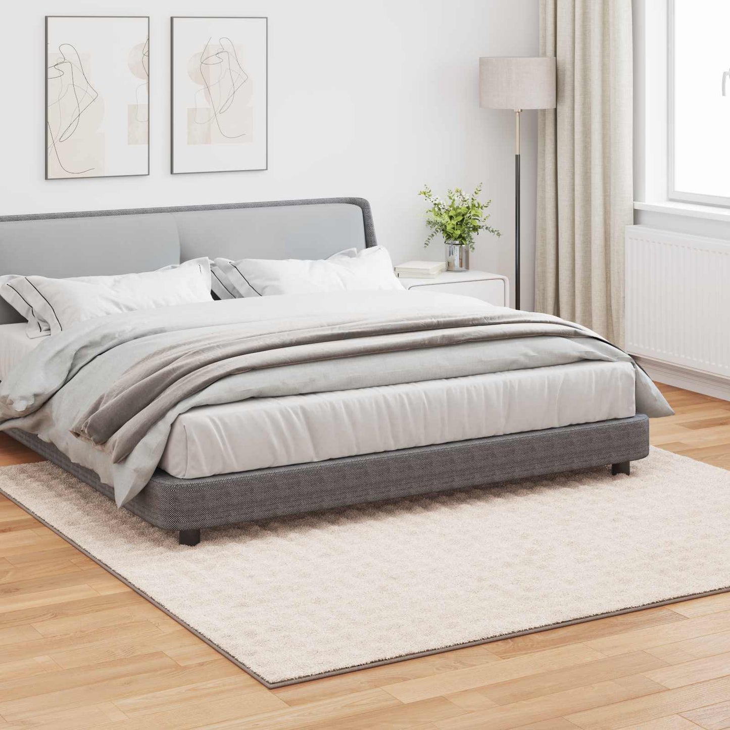 Bereichsteppiche Quadratisch SIROLO Beige 240 x 240 cm