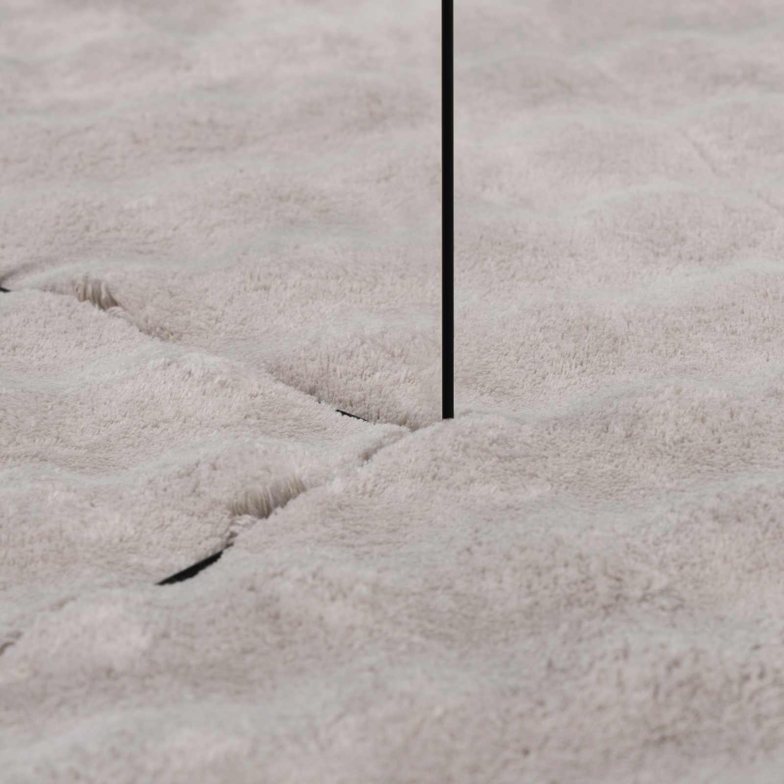 Bereichsteppiche Rechtwinklig SIROLO Sand 150 x 80 cm Polyester