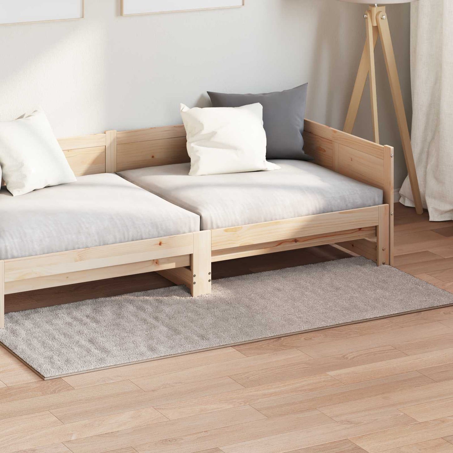 Bereichsteppiche Rechtwinklig SIROLO Sand 150 x 80 cm Polyester