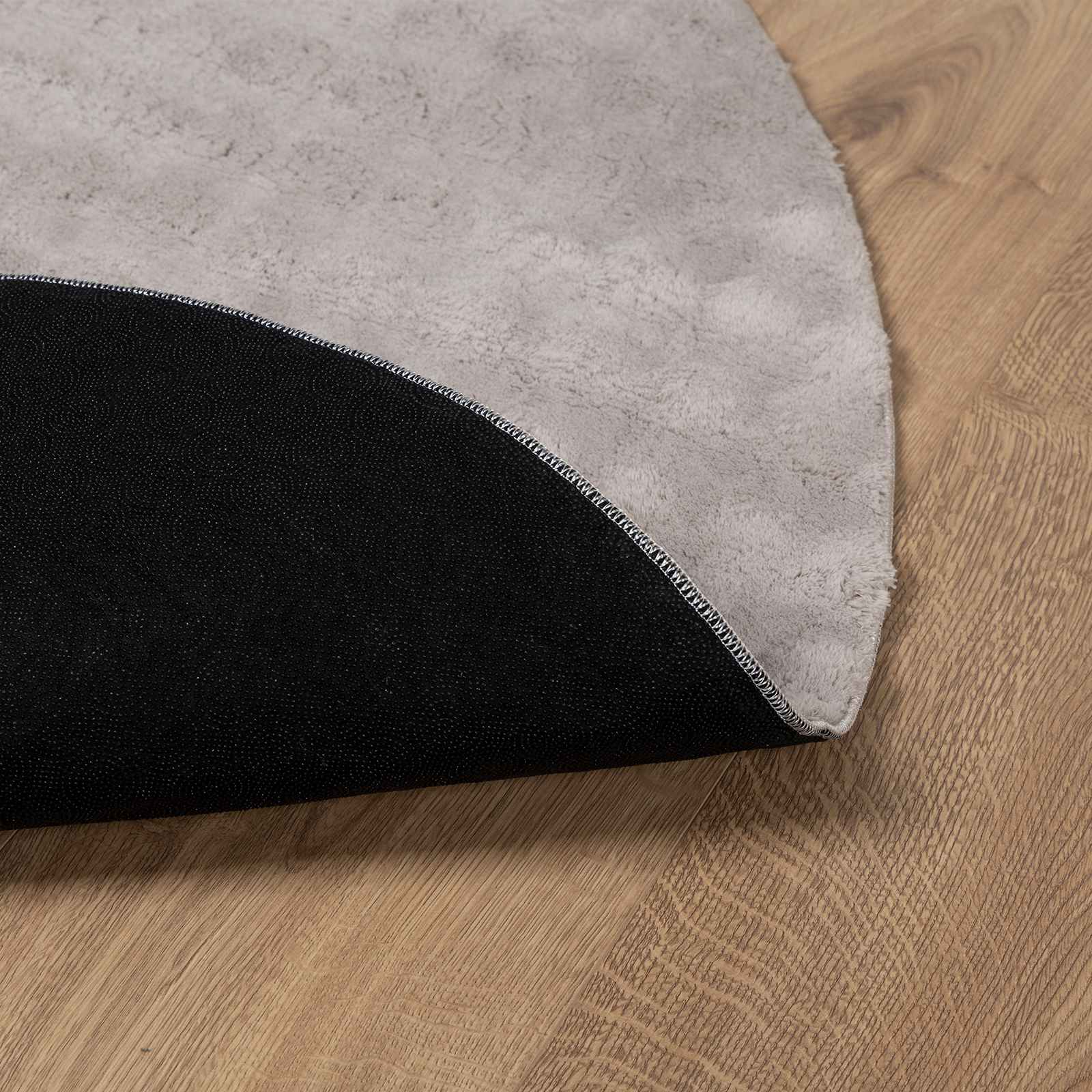 Bereichsteppiche Rund SIROLO Sand Ø 120 CM Polyester