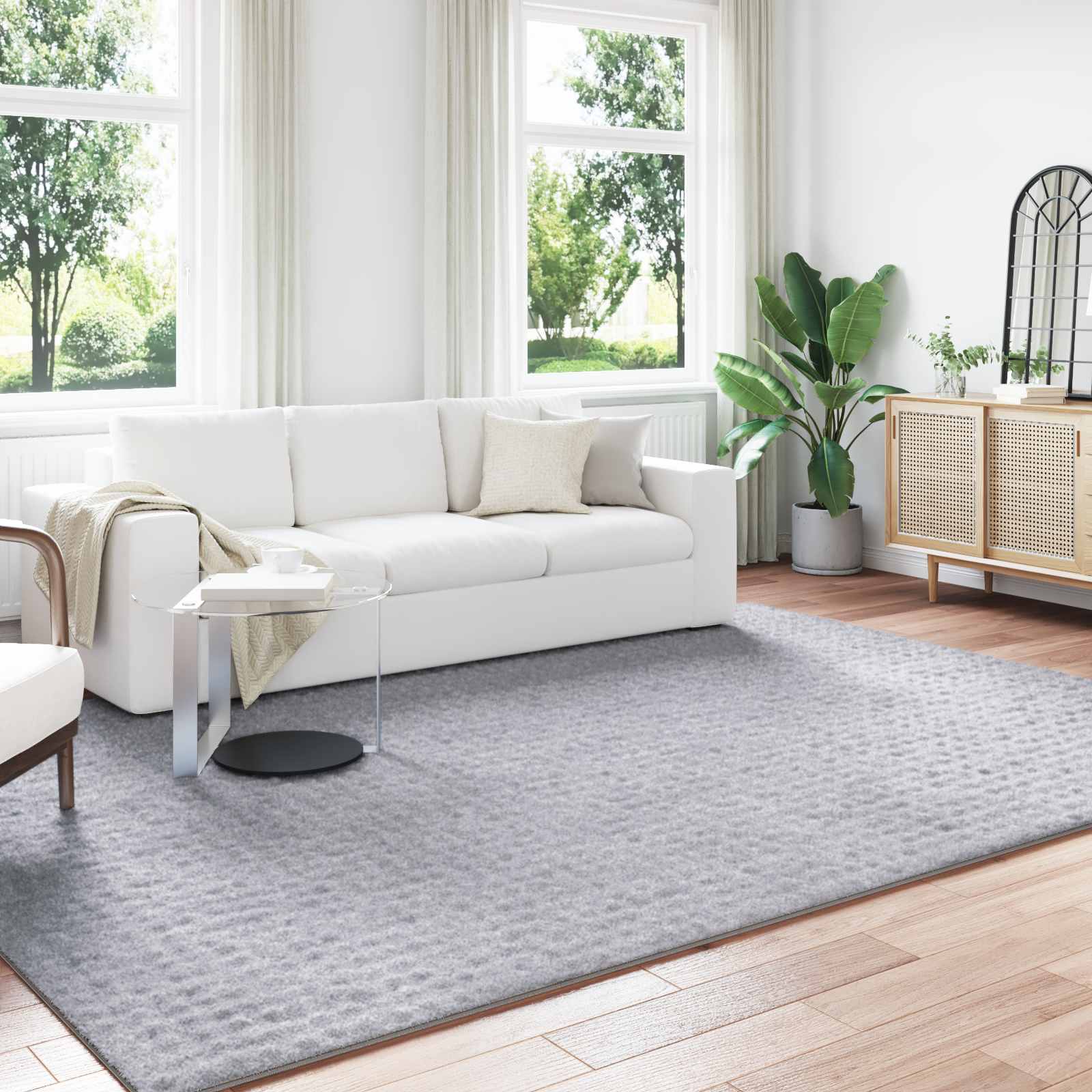 Bereichsteppiche Rechtwinklig SIROLO Grau 340 x 240 cm