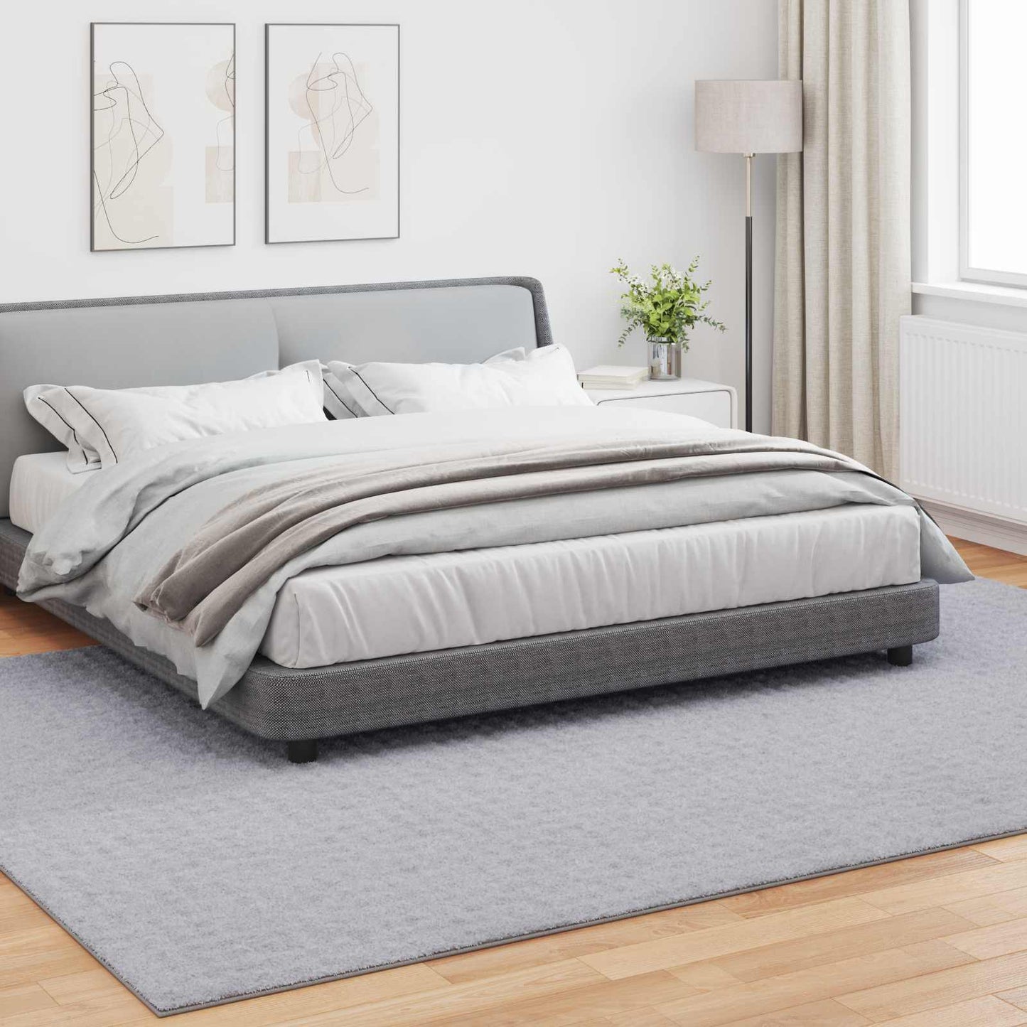 Bereichsteppiche Rechtwinklig SIROLO Grau 340 x 240 cm