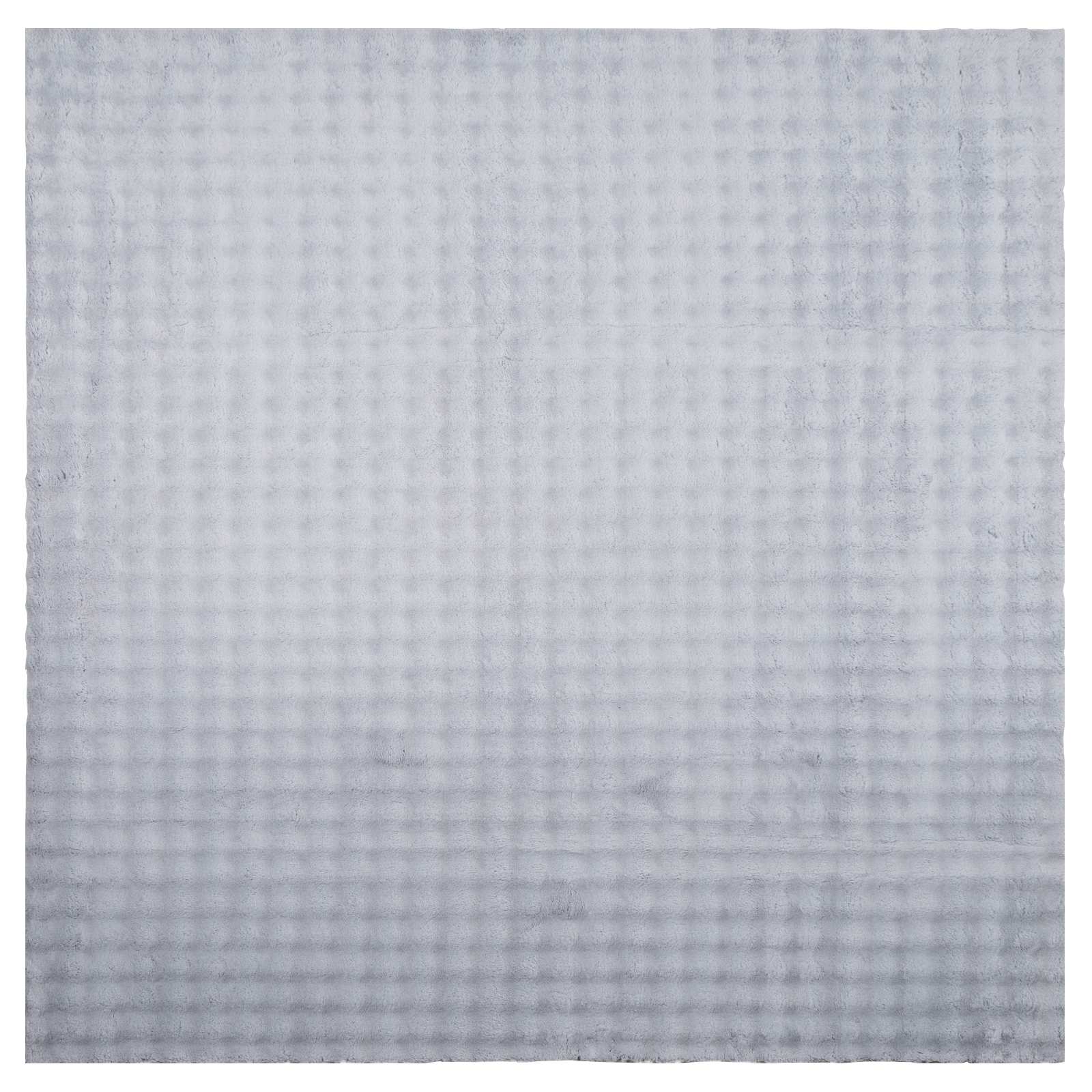 Bereichsteppiche Quadratisch SIROLO Grau 200 x 200 cm Polyester