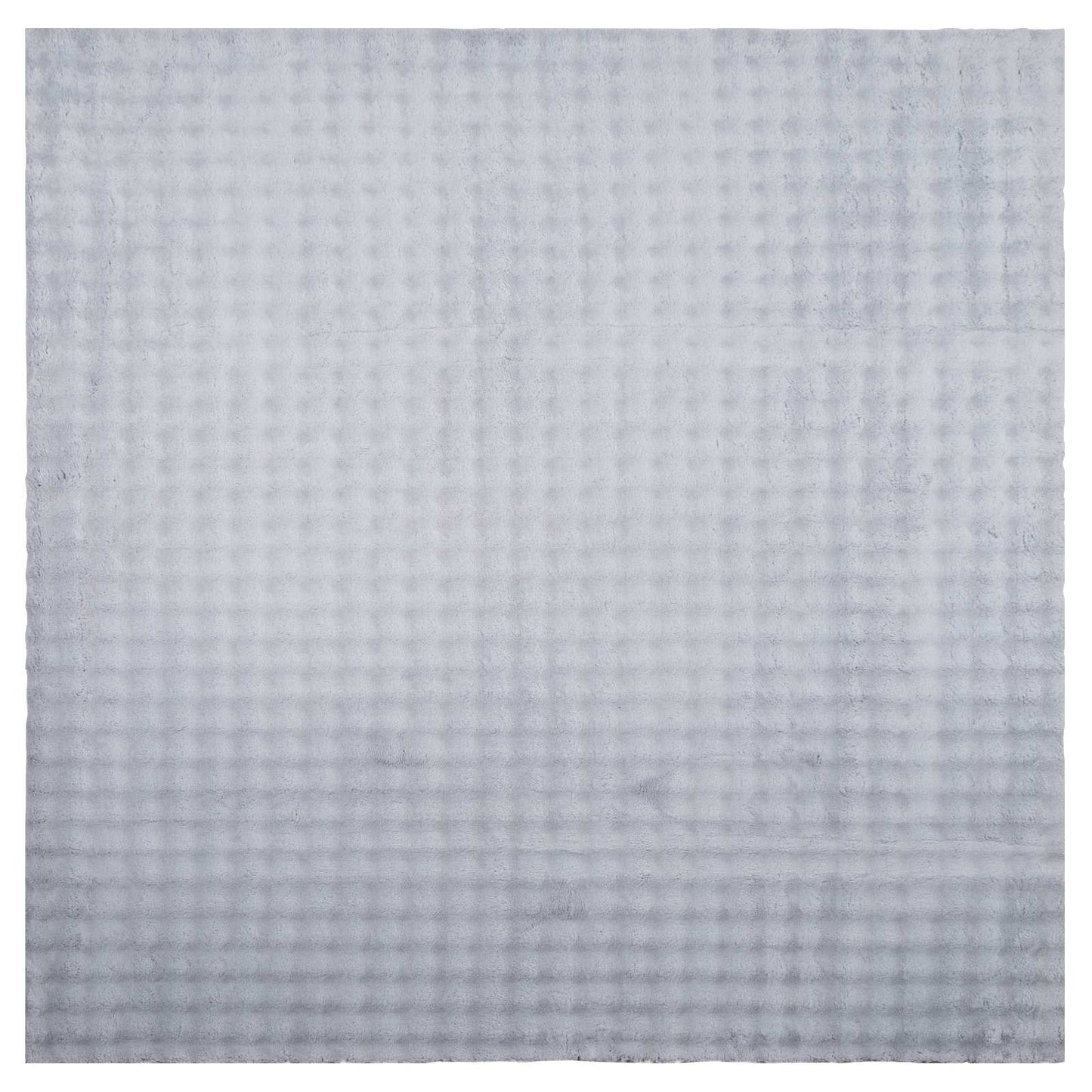 Bereichsteppiche Quadratisch SIROLO Grau 240 x 240 cm Polyester