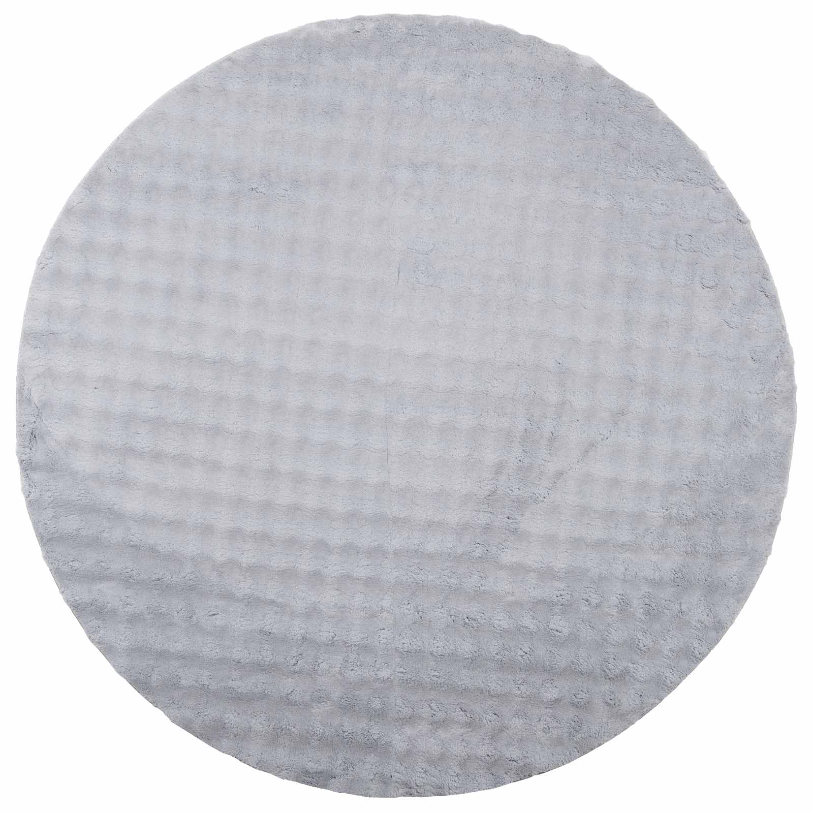 Bereichsteppiche Rund SIROLO Grau Ø 160 CM Polyester