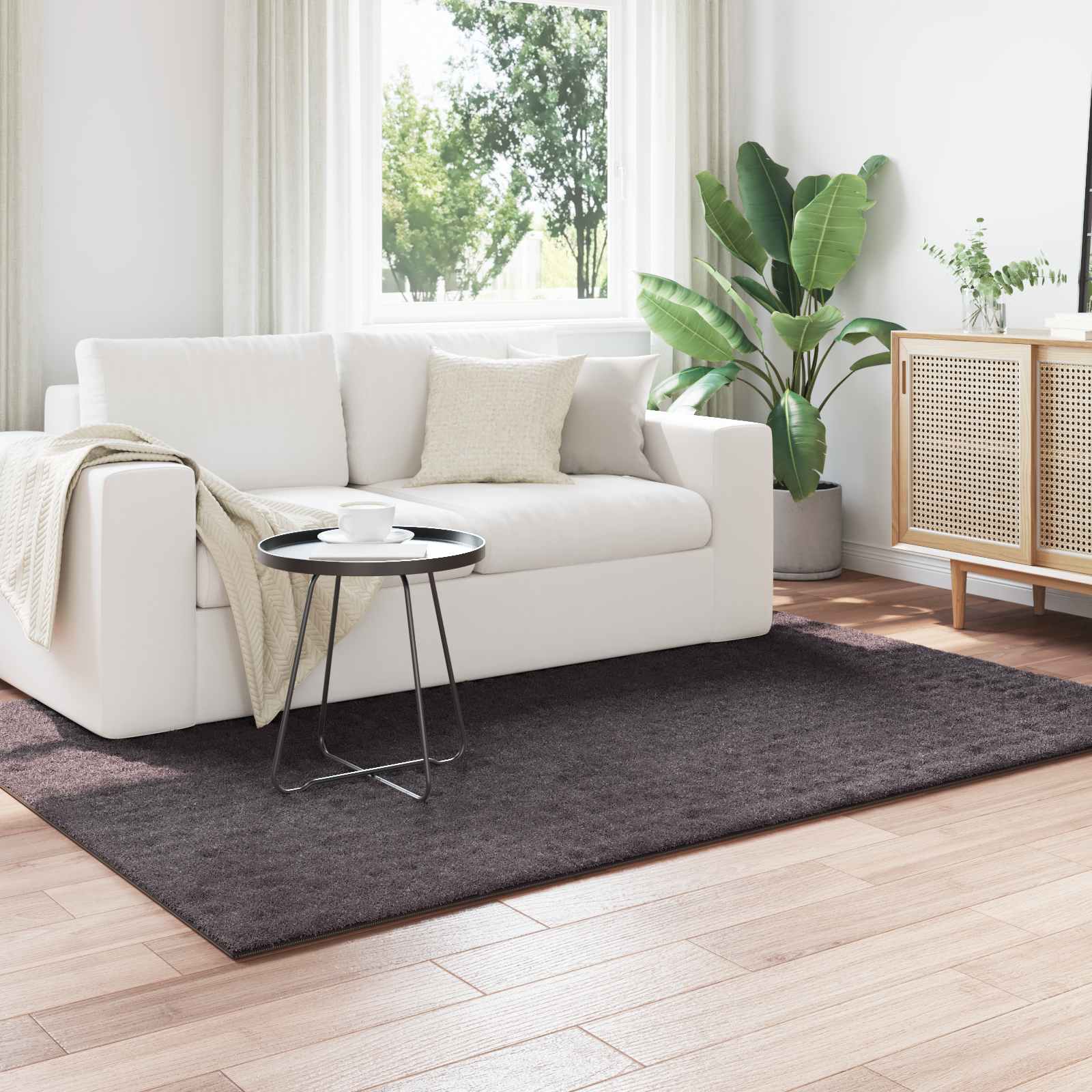 Bereichsteppiche SIROLO Anthrazit 200 x 140 cm Polyester