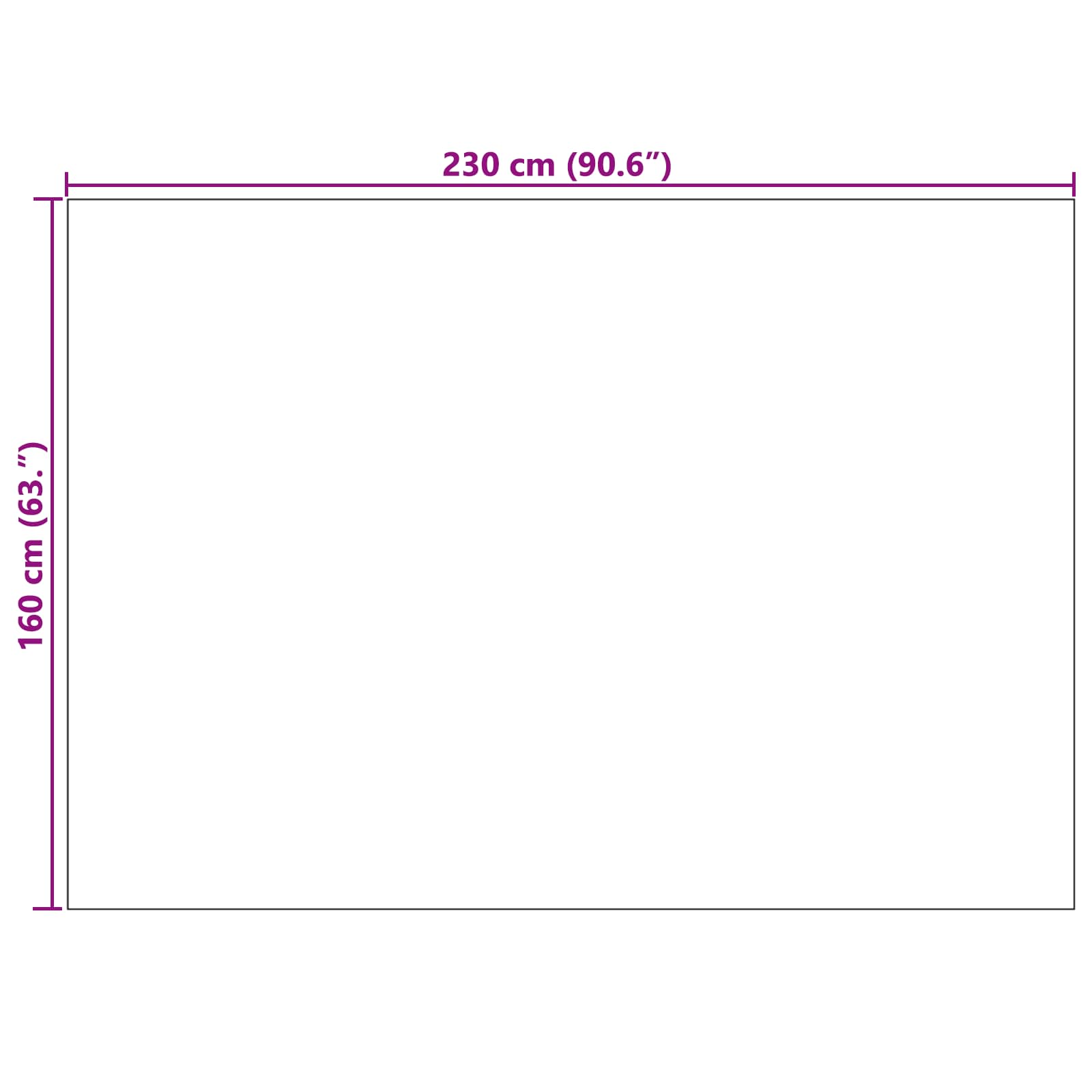 Bereichsteppiche SIROLO Anthrazit 230 x 160 cm Polyester