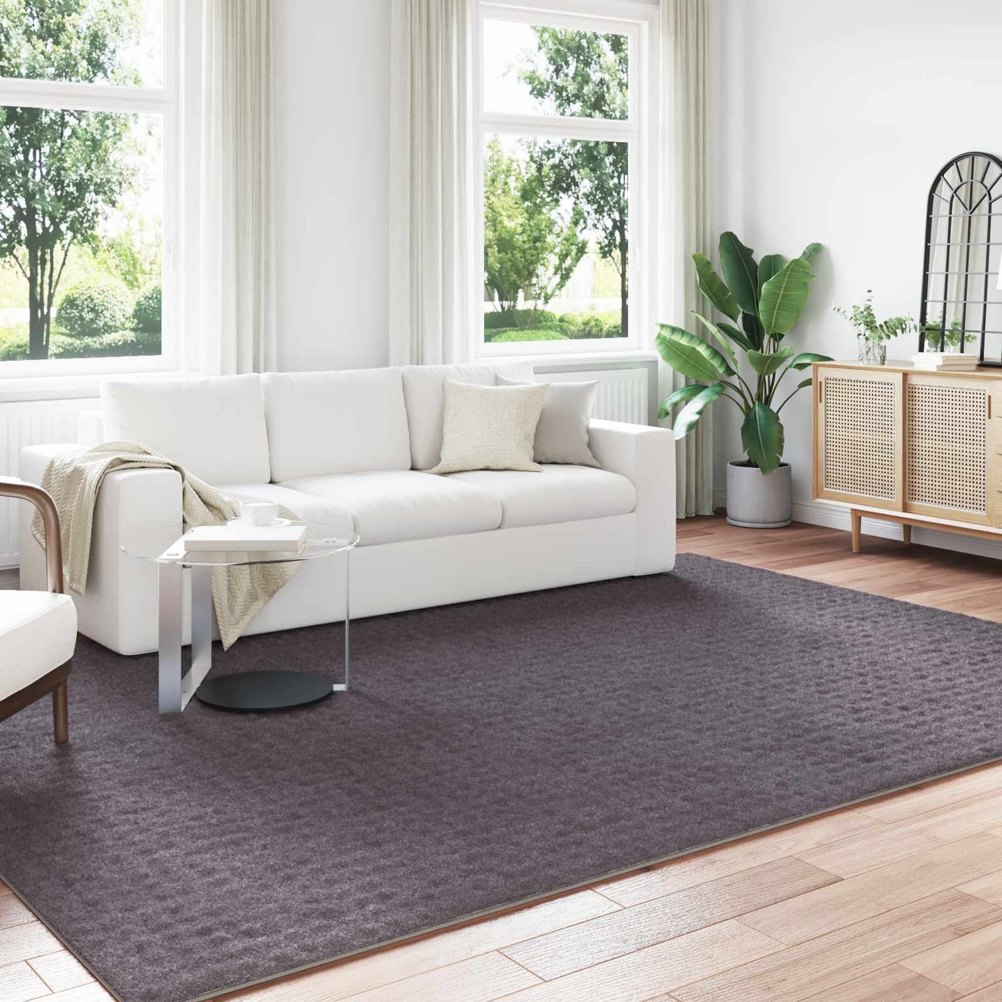Bereichsteppiche SIROLO Anthrazit 340 x 240 cm Polyester