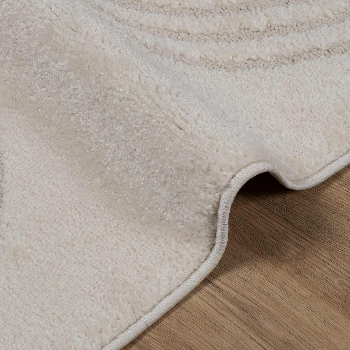 Innenteppich GALATI Creme 80 x 150 cm Polyester Medium Pile