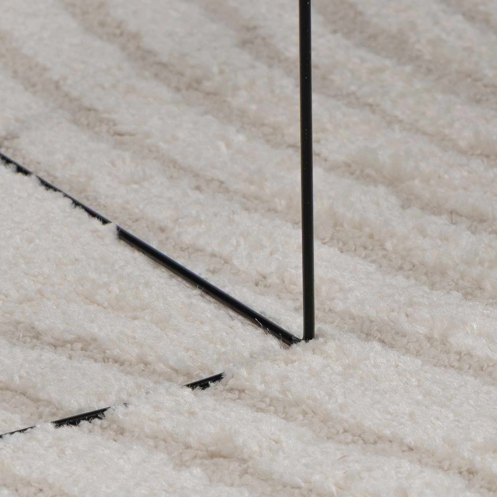 Innenteppich GALATI Creme 150 x 80 cm Polyester