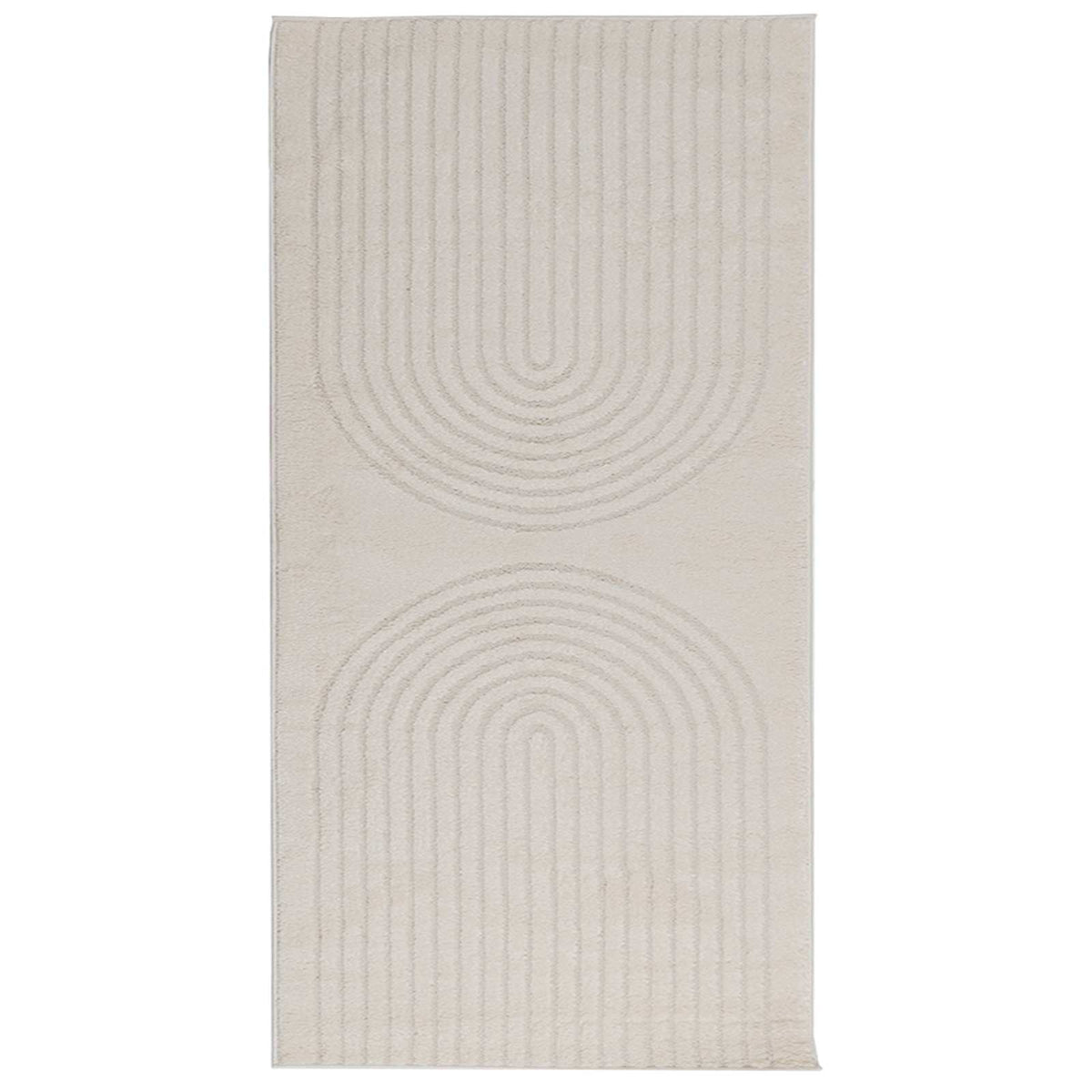 Innenteppich GALATI Creme 80 x 150 cm Polyester Medium Pile