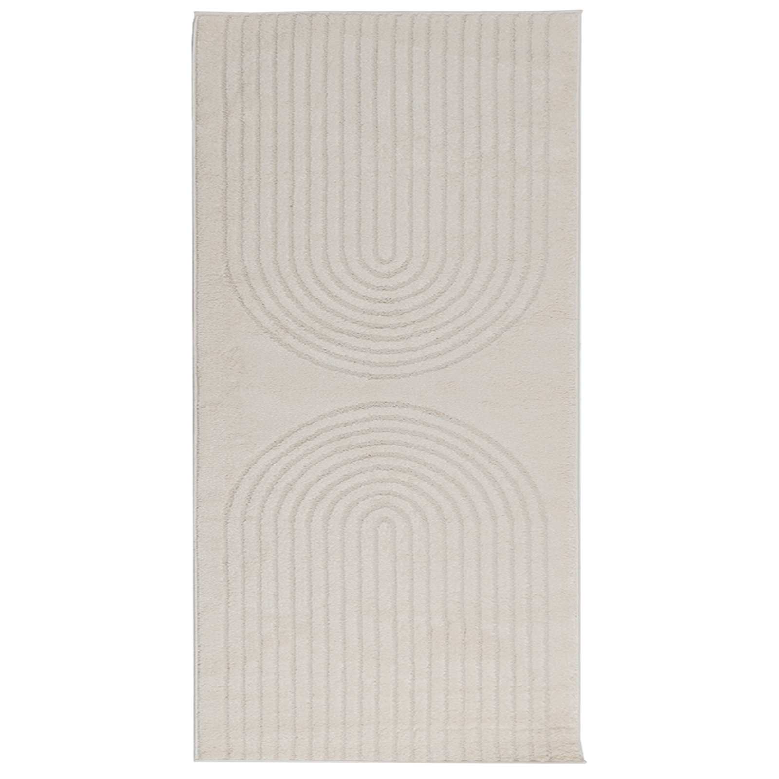 Innenteppich GALATI Creme 200 x 80 cm Polyester